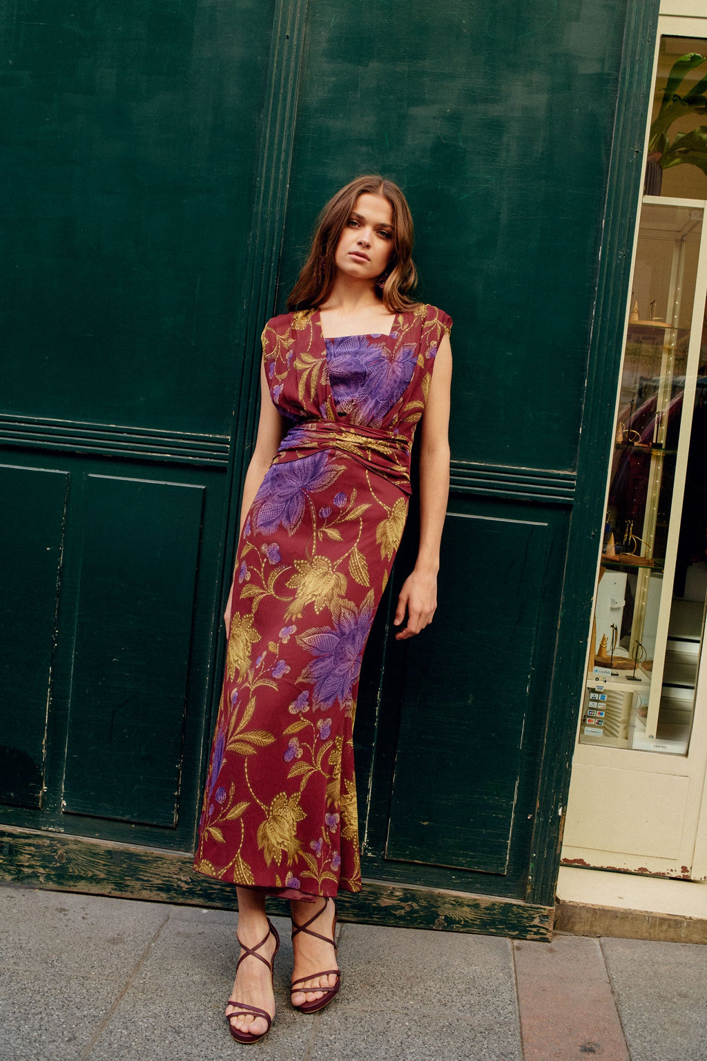 VESTIDO ZOCO BERENJENA