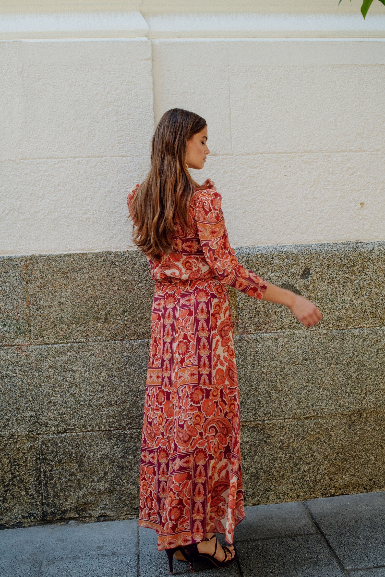 TOTAL LOOK MOSAICO GRANATE