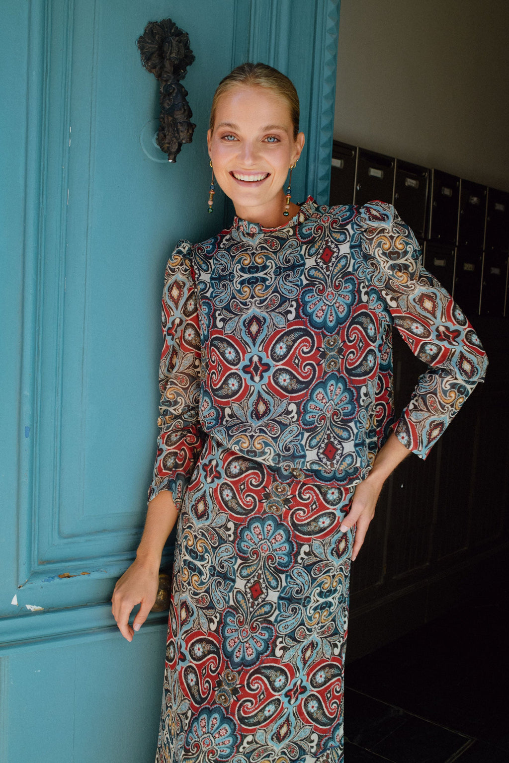 TOTAL LOOK MOSAICO AZUL