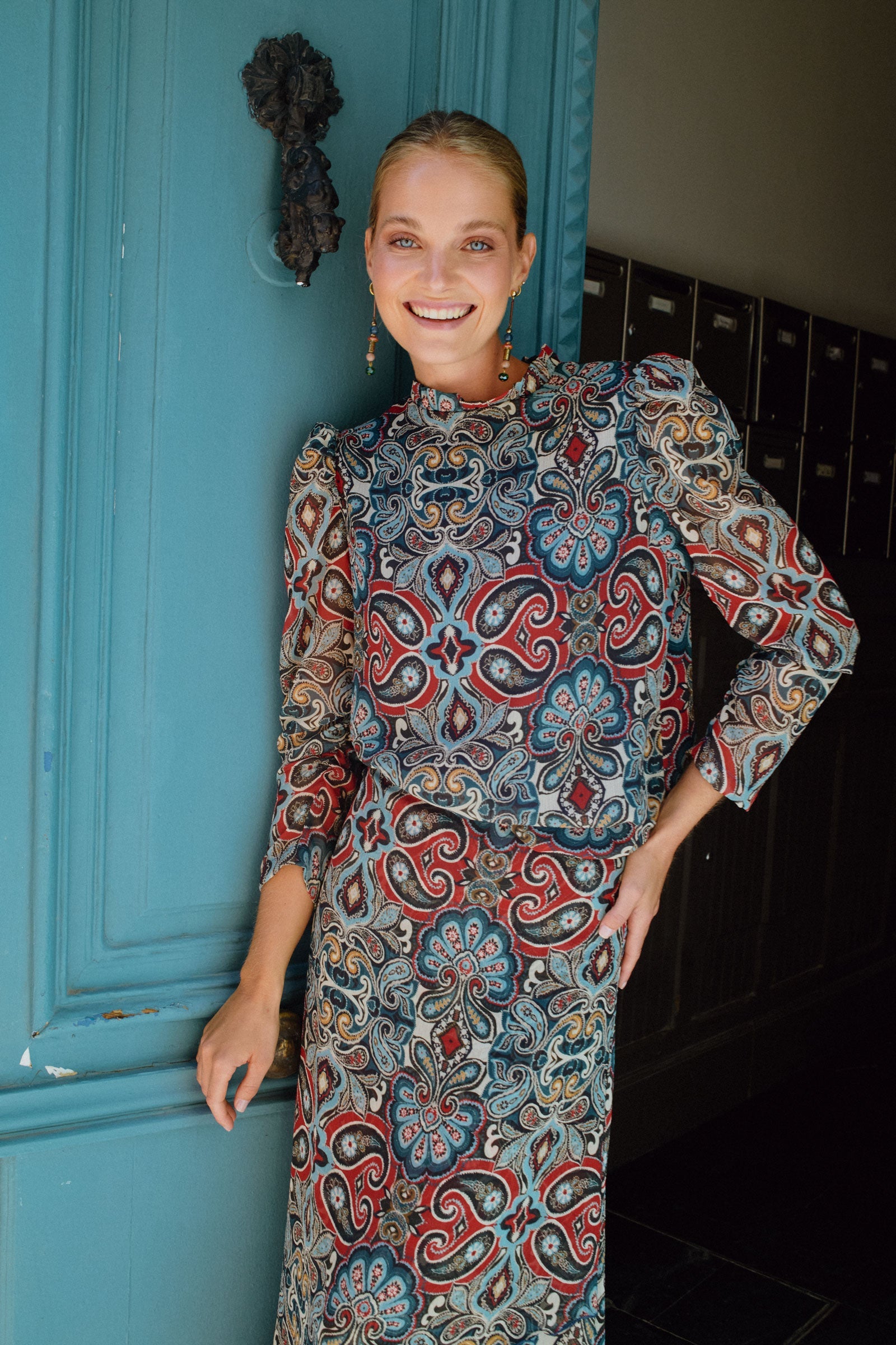 TOTAL LOOK MOSAICO AZUL