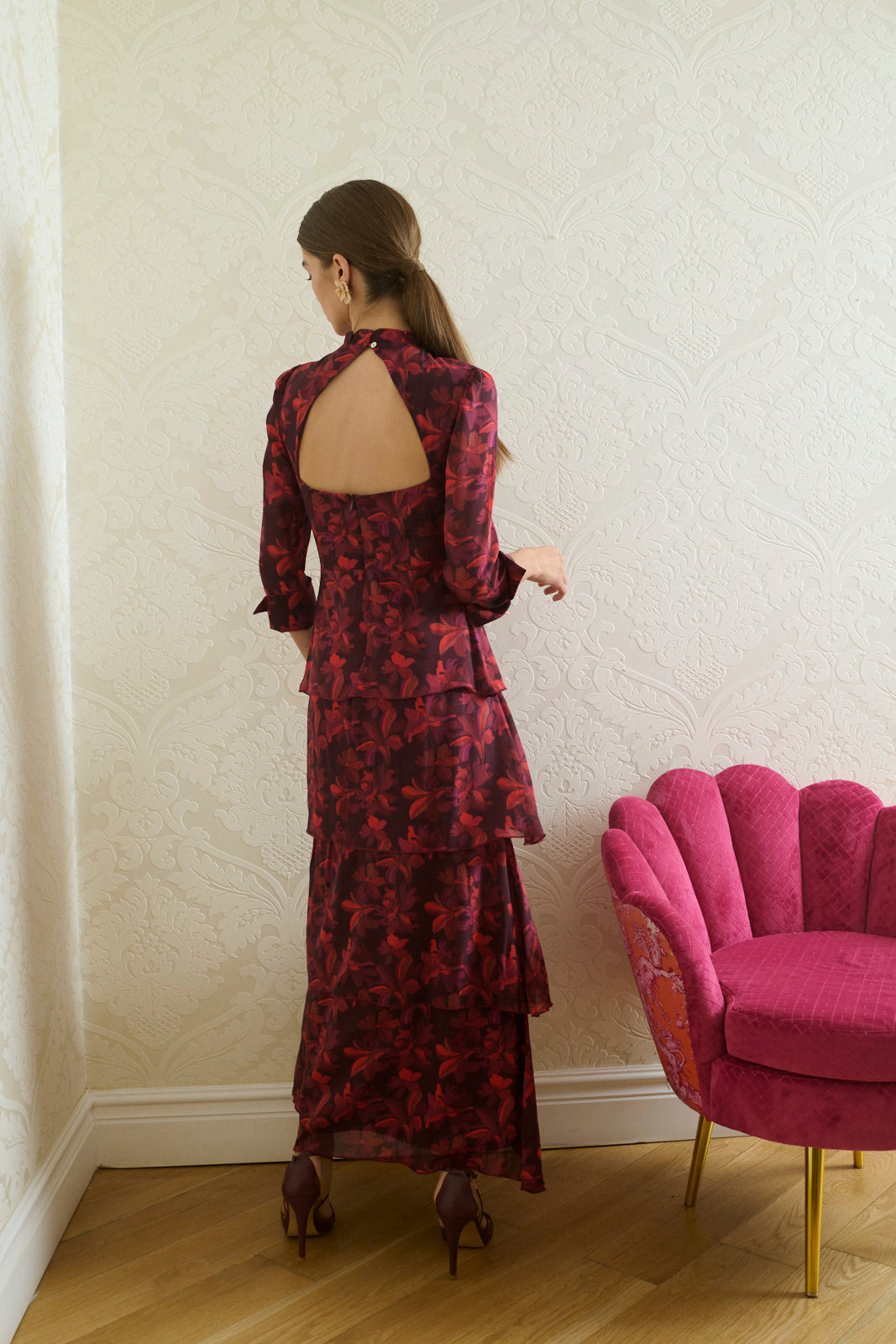 VESTIDO SAKURA FRAMBUESA
