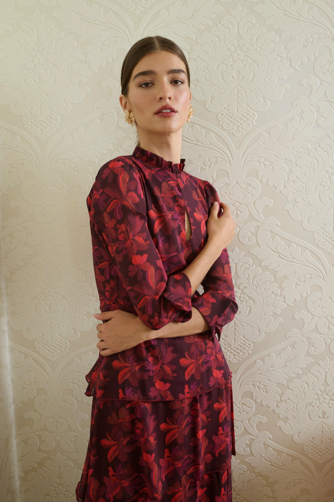 VESTIDO SAKURA FRAMBUESA