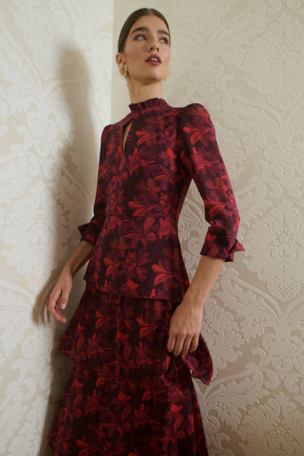 VESTIDO SAKURA FRAMBUESA