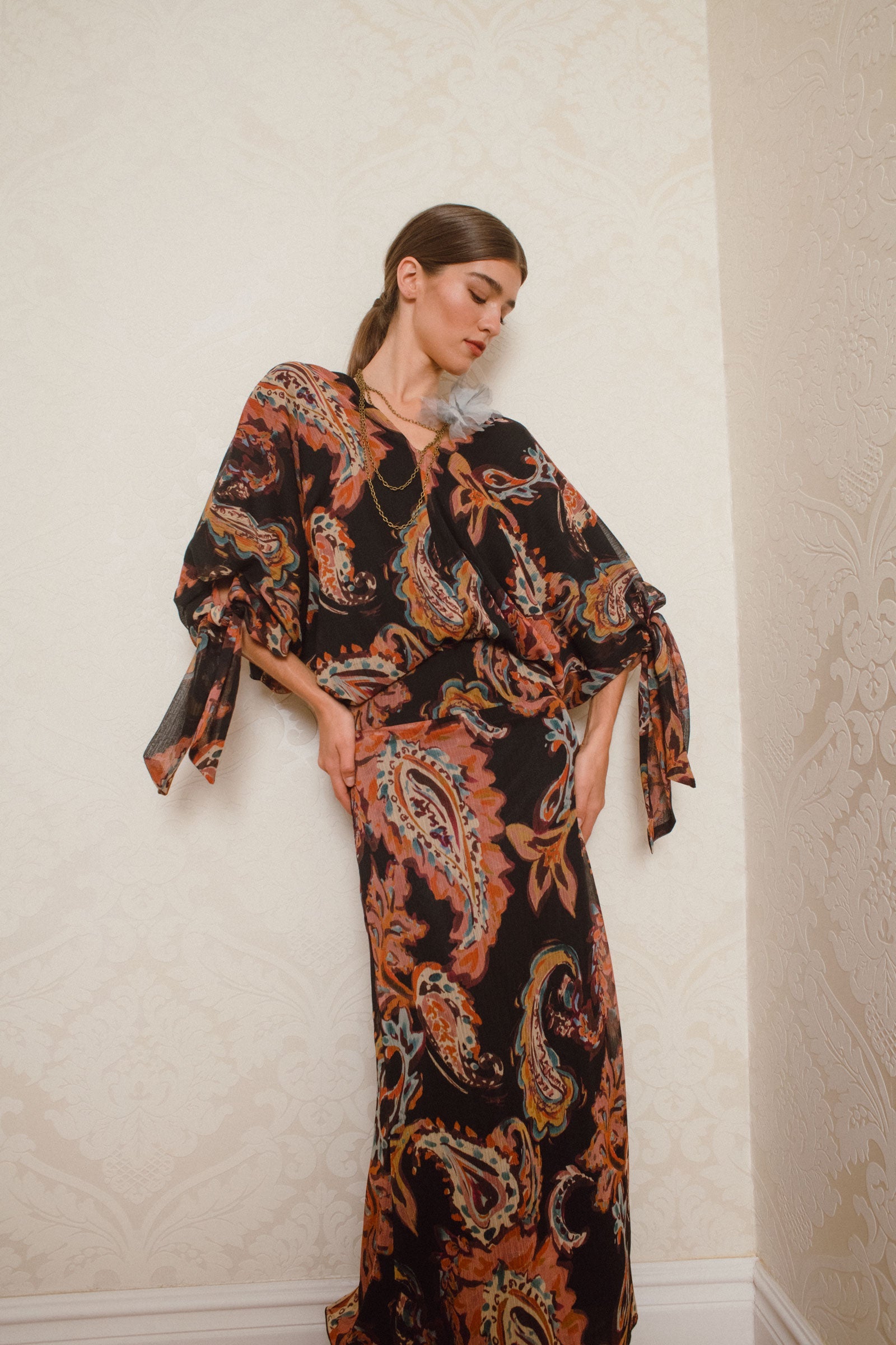 TOTAL LOOK FLOR DE LOTO NAVY