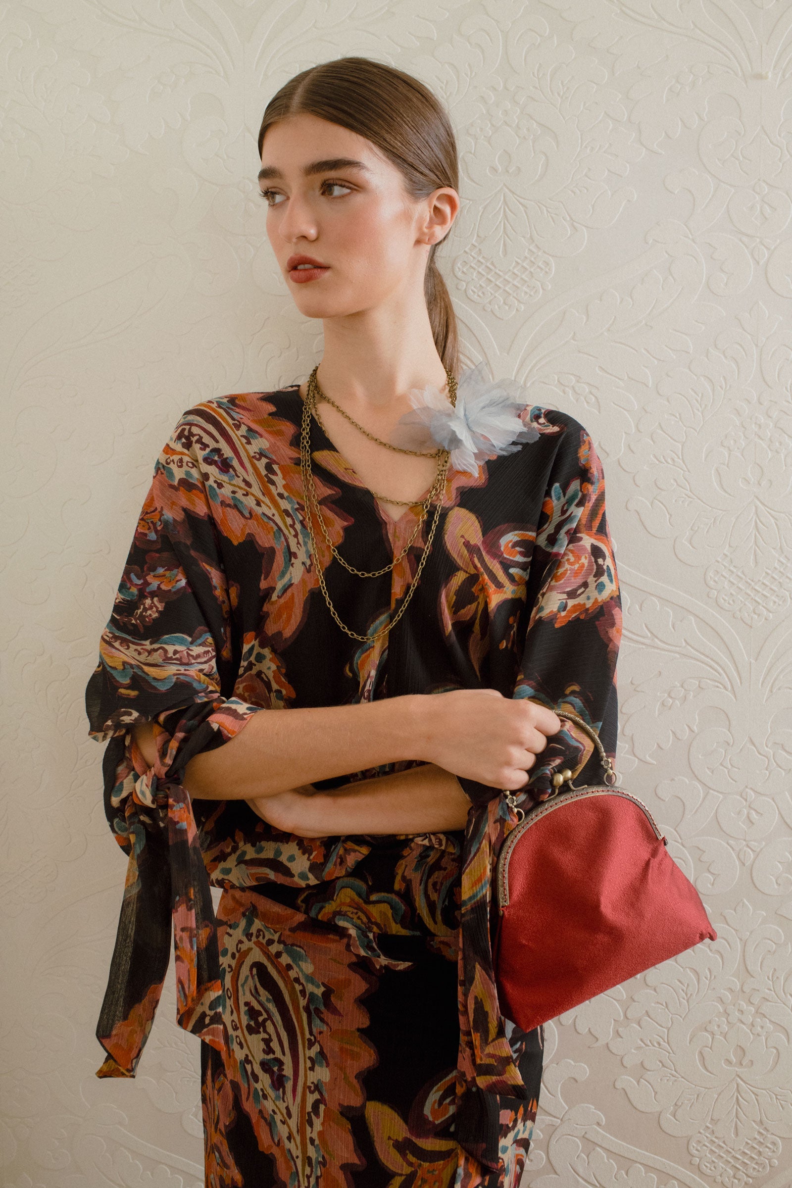 TOTAL LOOK FLOR DE LOTO NAVY