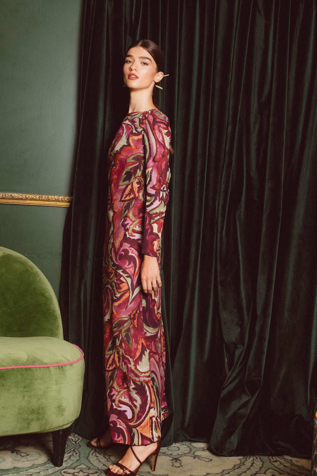VESTIDO OSAKA BERENJENA
