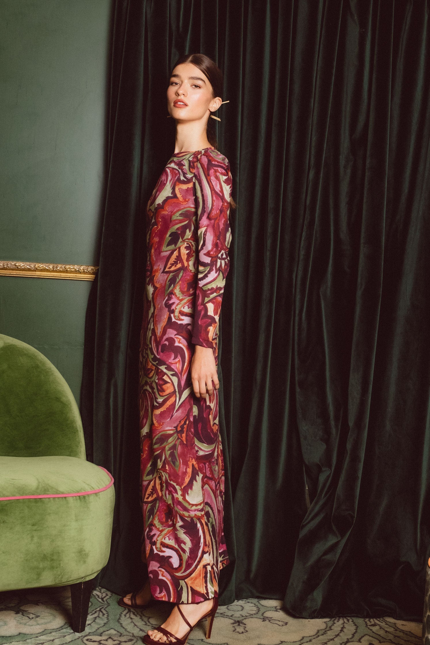 VESTIDO OSAKA BERENJENA