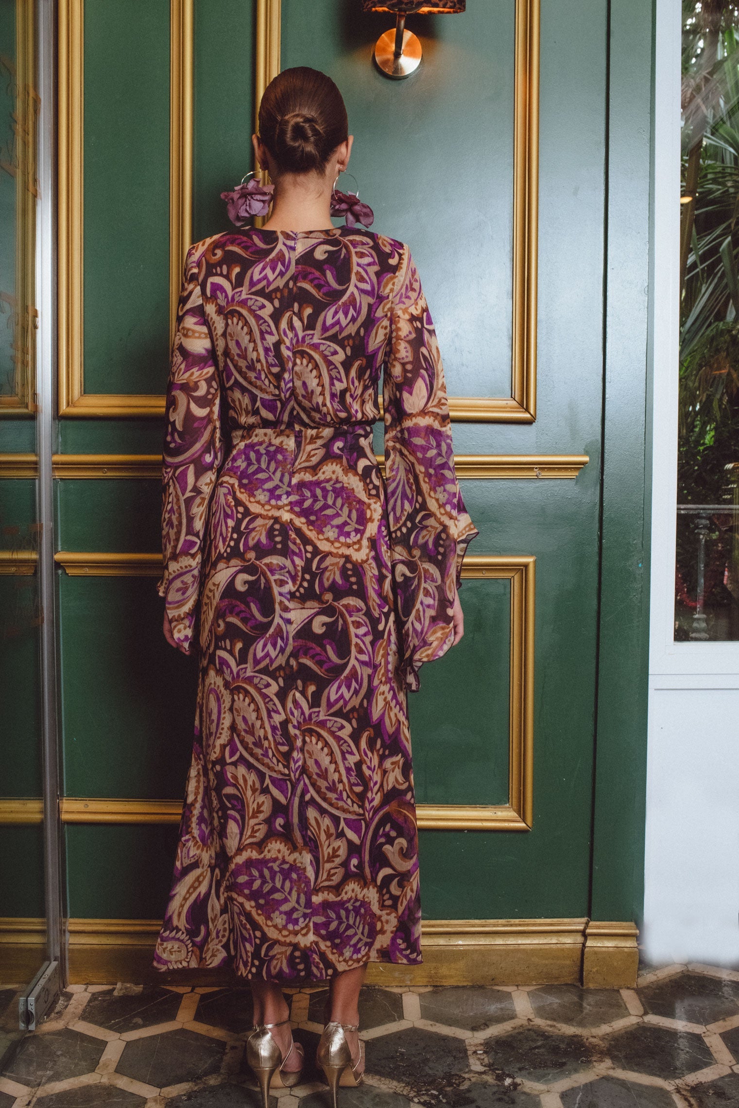VESTIDO MULAN BERENJENA