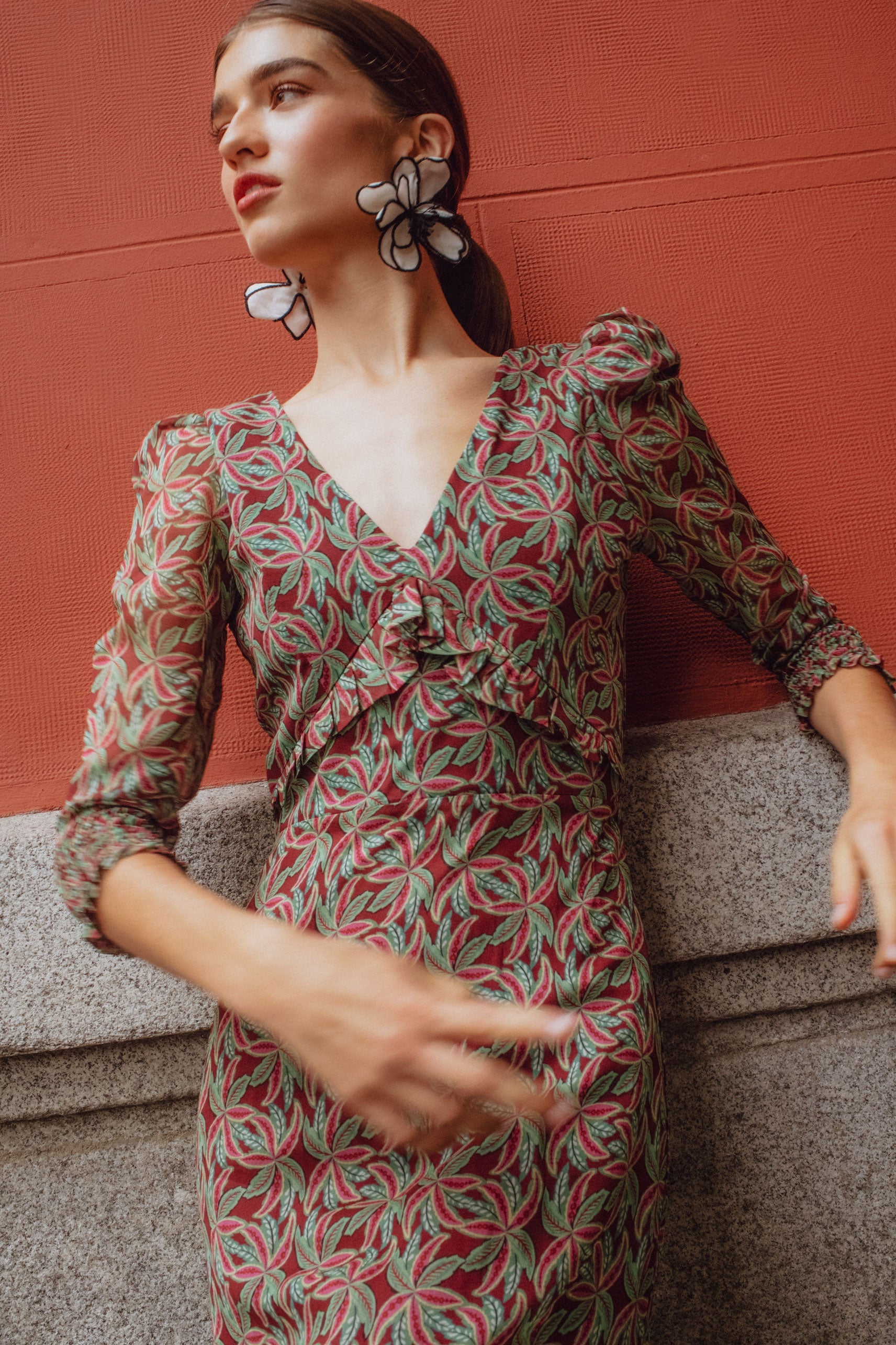VESTIDO SAKE PALMERAS