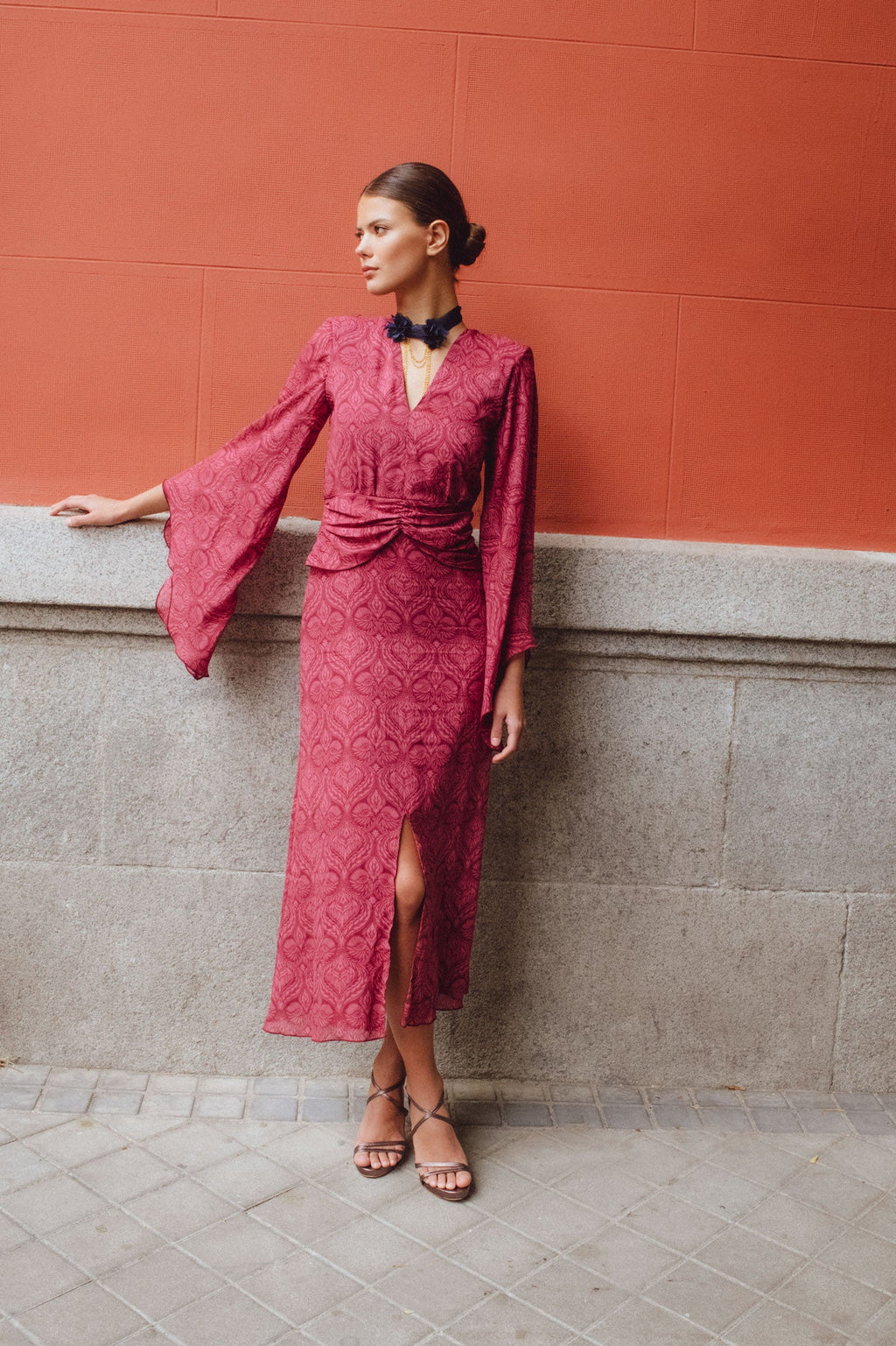 VESTIDO MULAN FRESA