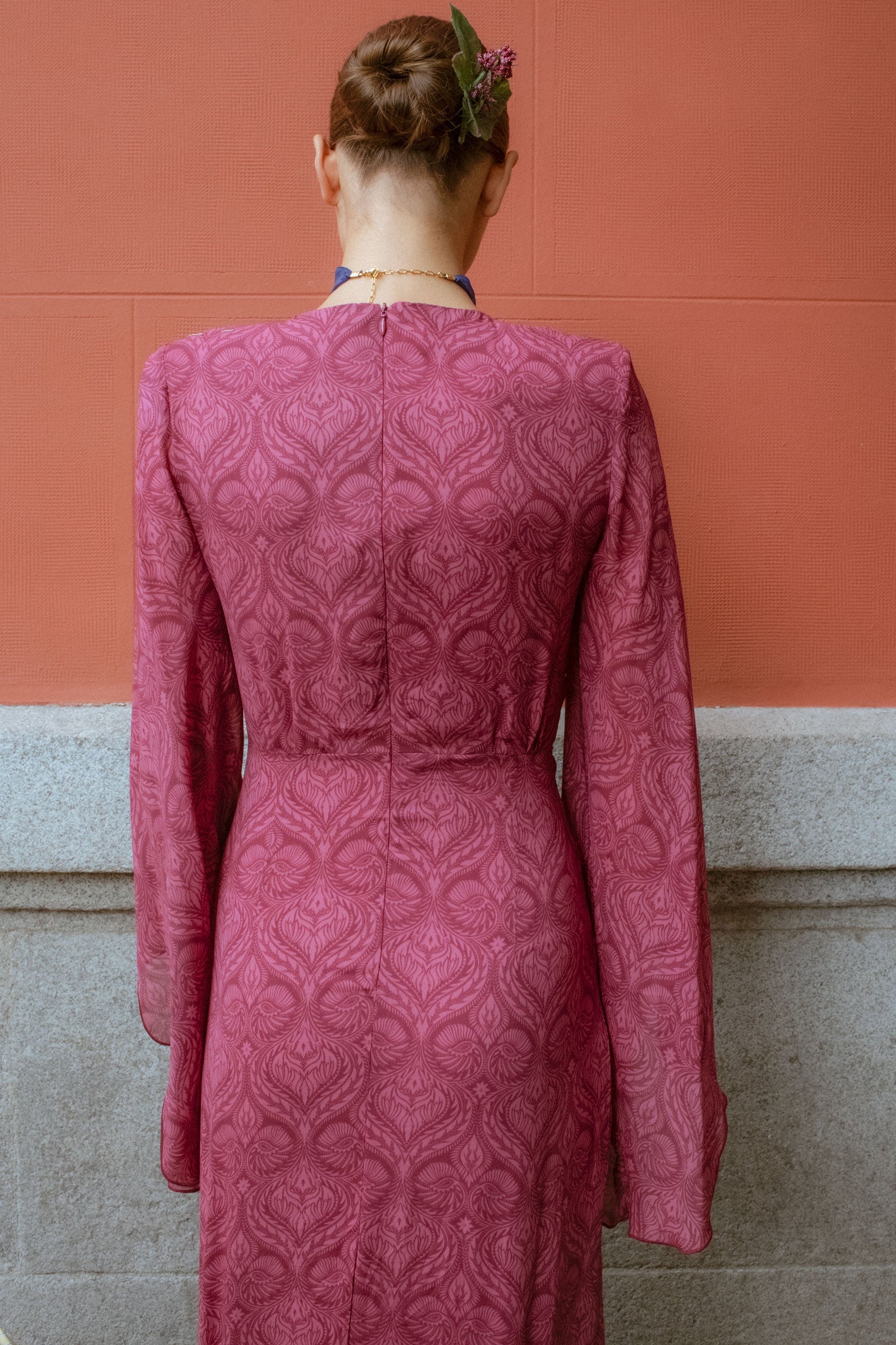 VESTIDO MULAN FRESA