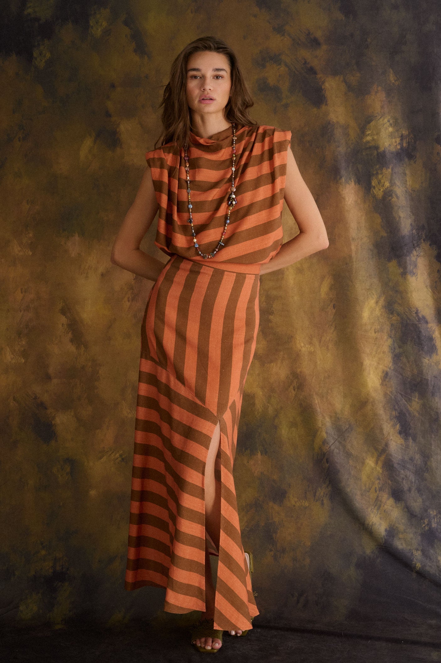 TOP MARE RAYA NARANJA