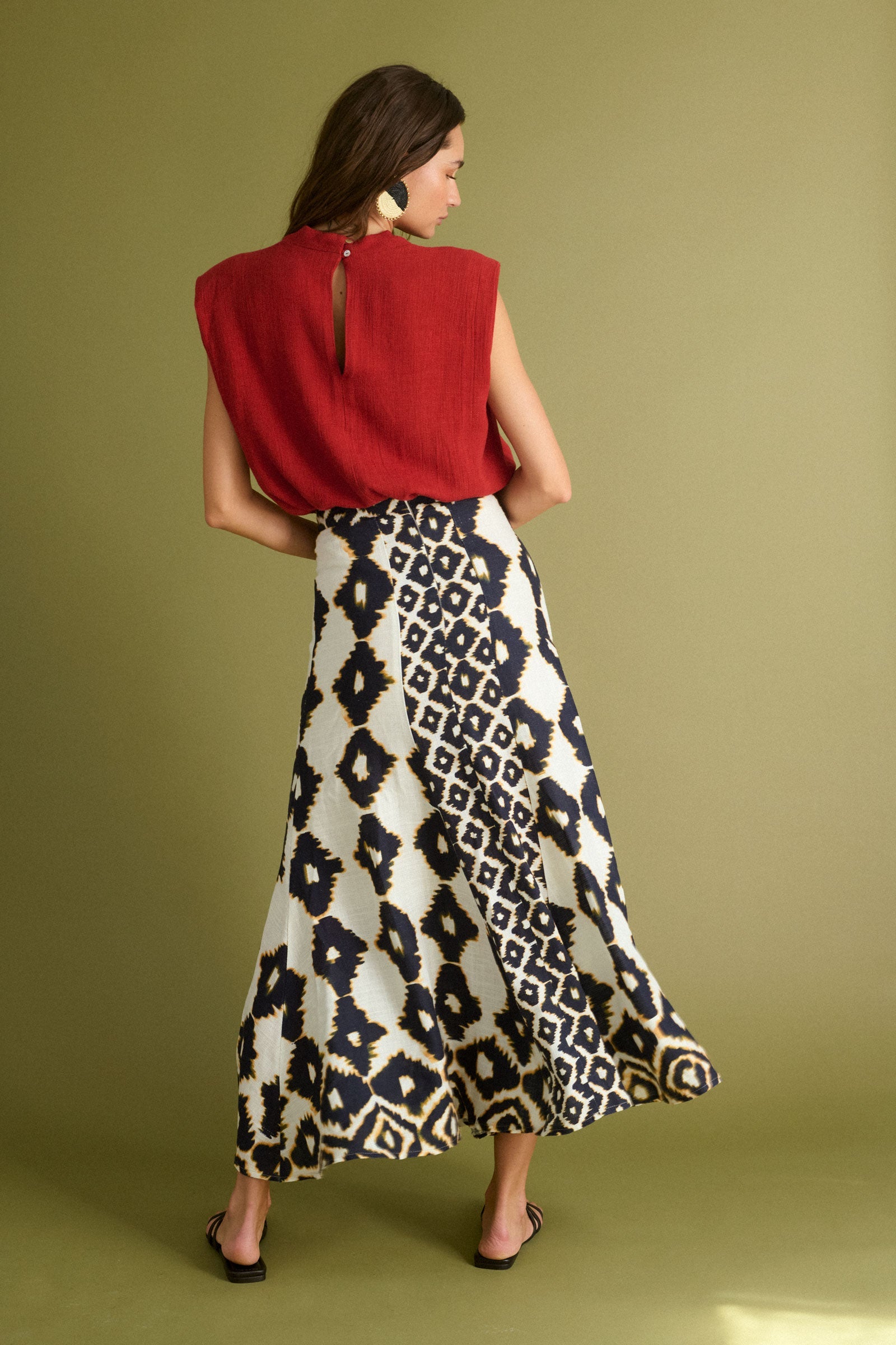 FALDA PANELES ANIMAL PRINT