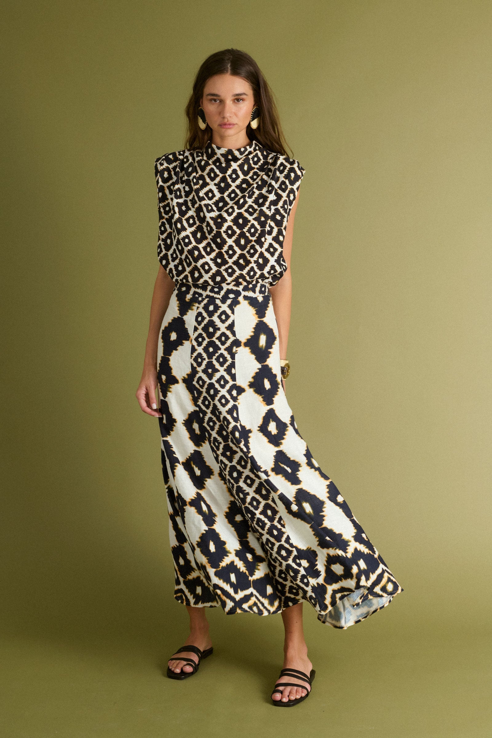 FALDA PANELES ANIMAL PRINT