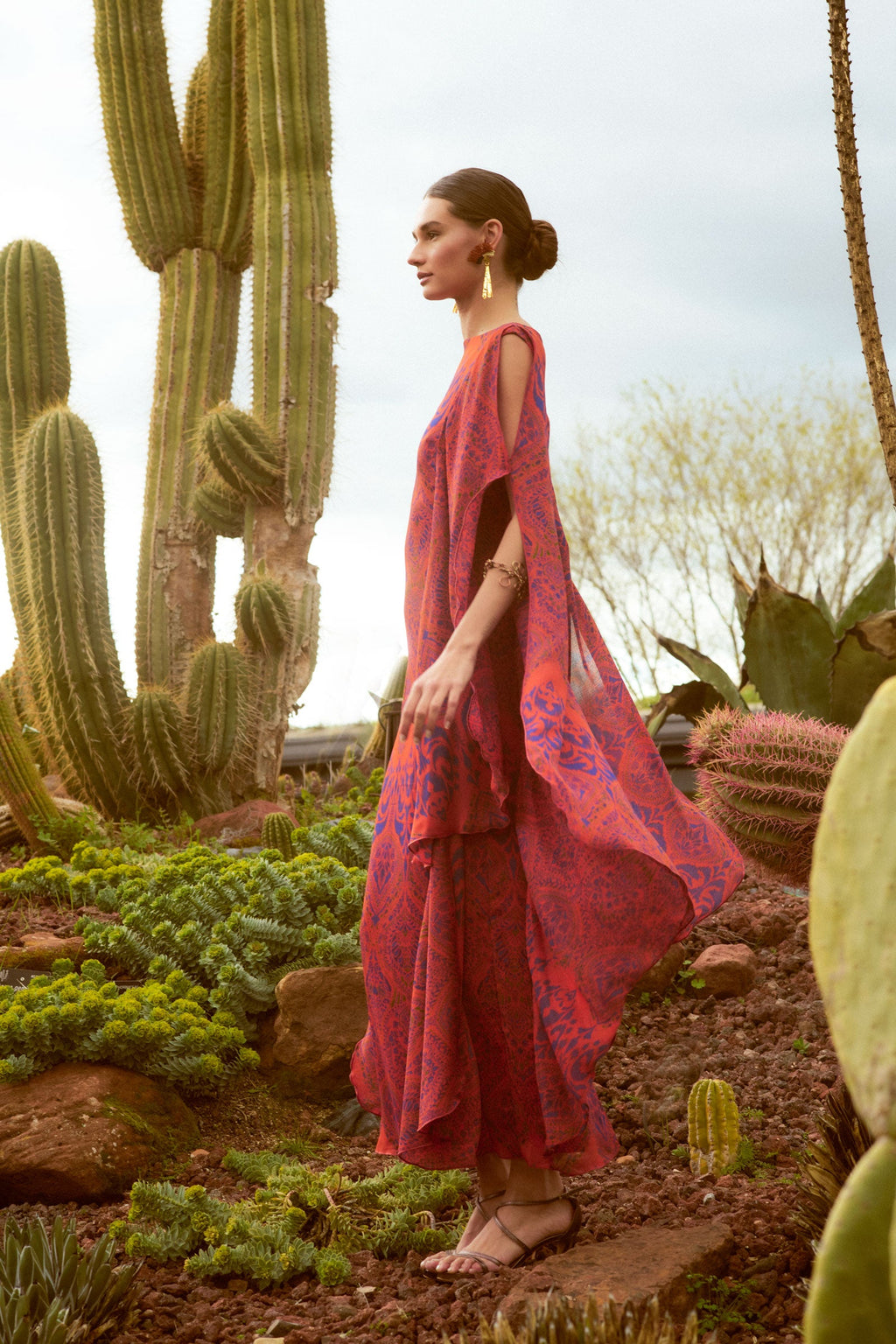 VESTIDO OKAWANGO NARANJA