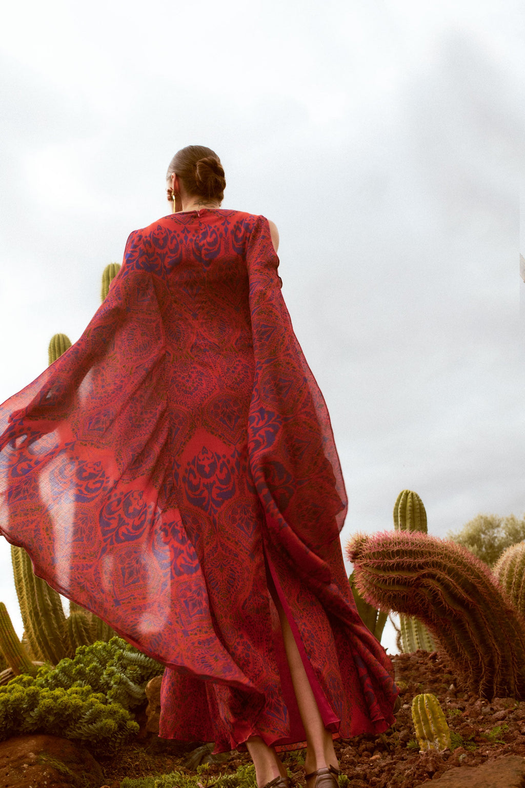 VESTIDO OKAWANGO NARANJA
