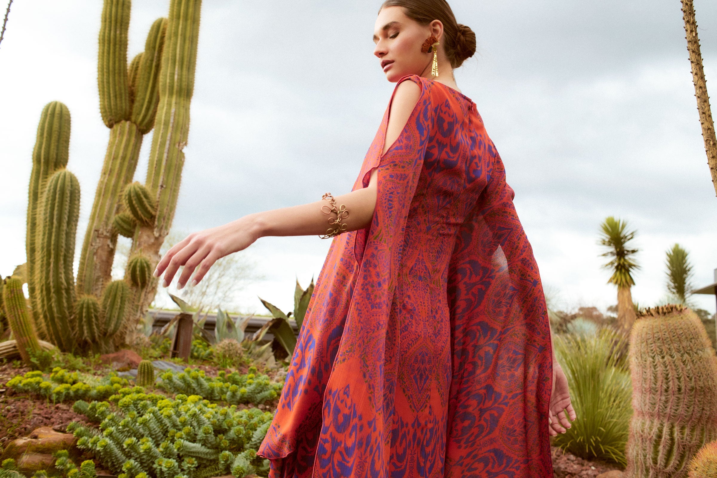 VESTIDO OKAWANGO NARANJA