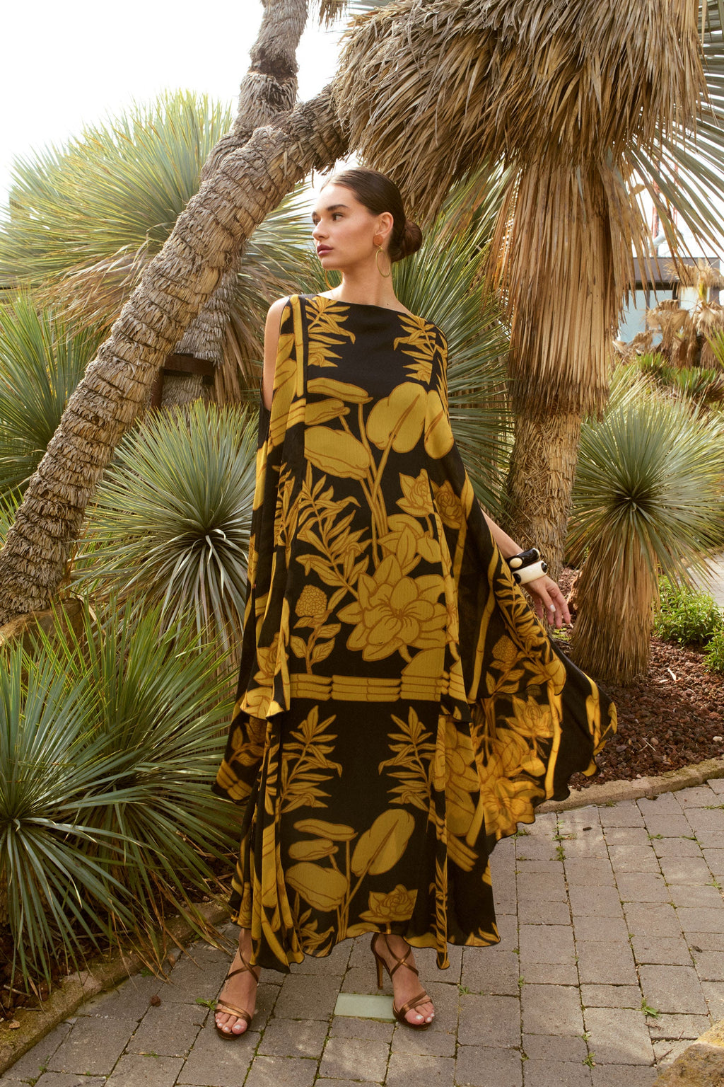 VESTIDO OKAWANGO PALMERAS