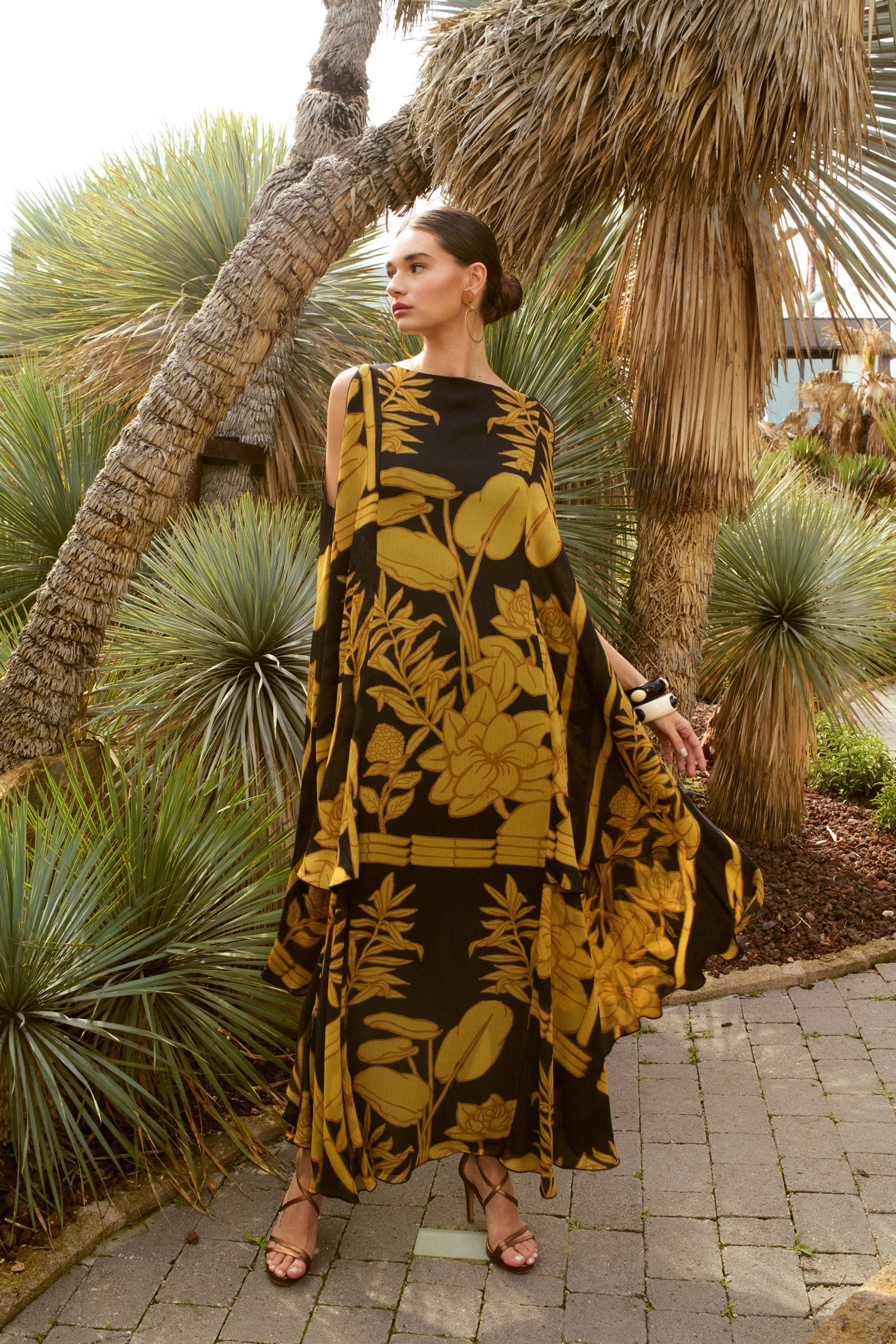 VESTIDO OKAWANGO PALMERAS