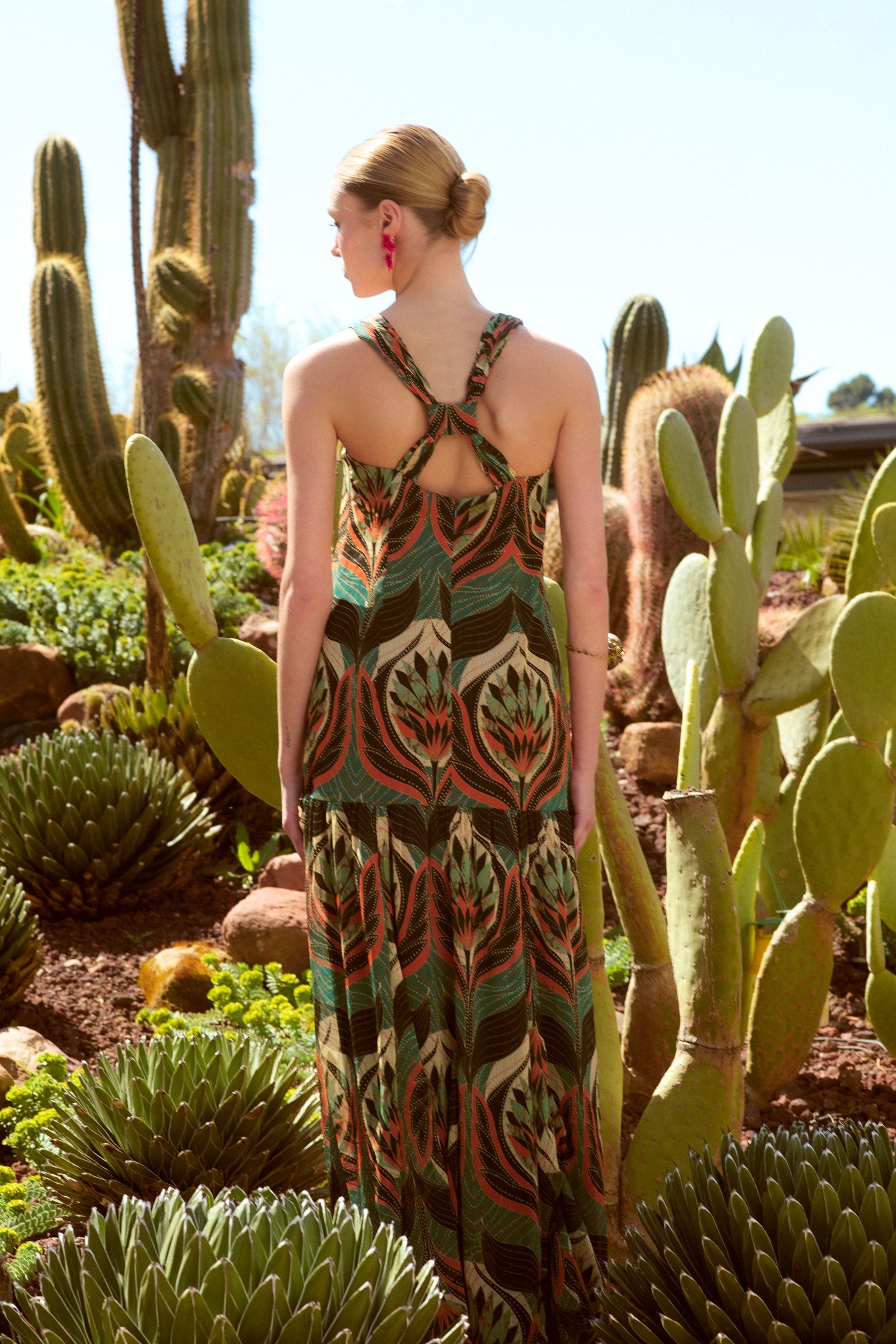VESTIDO ATACAMA PETRÓLEO