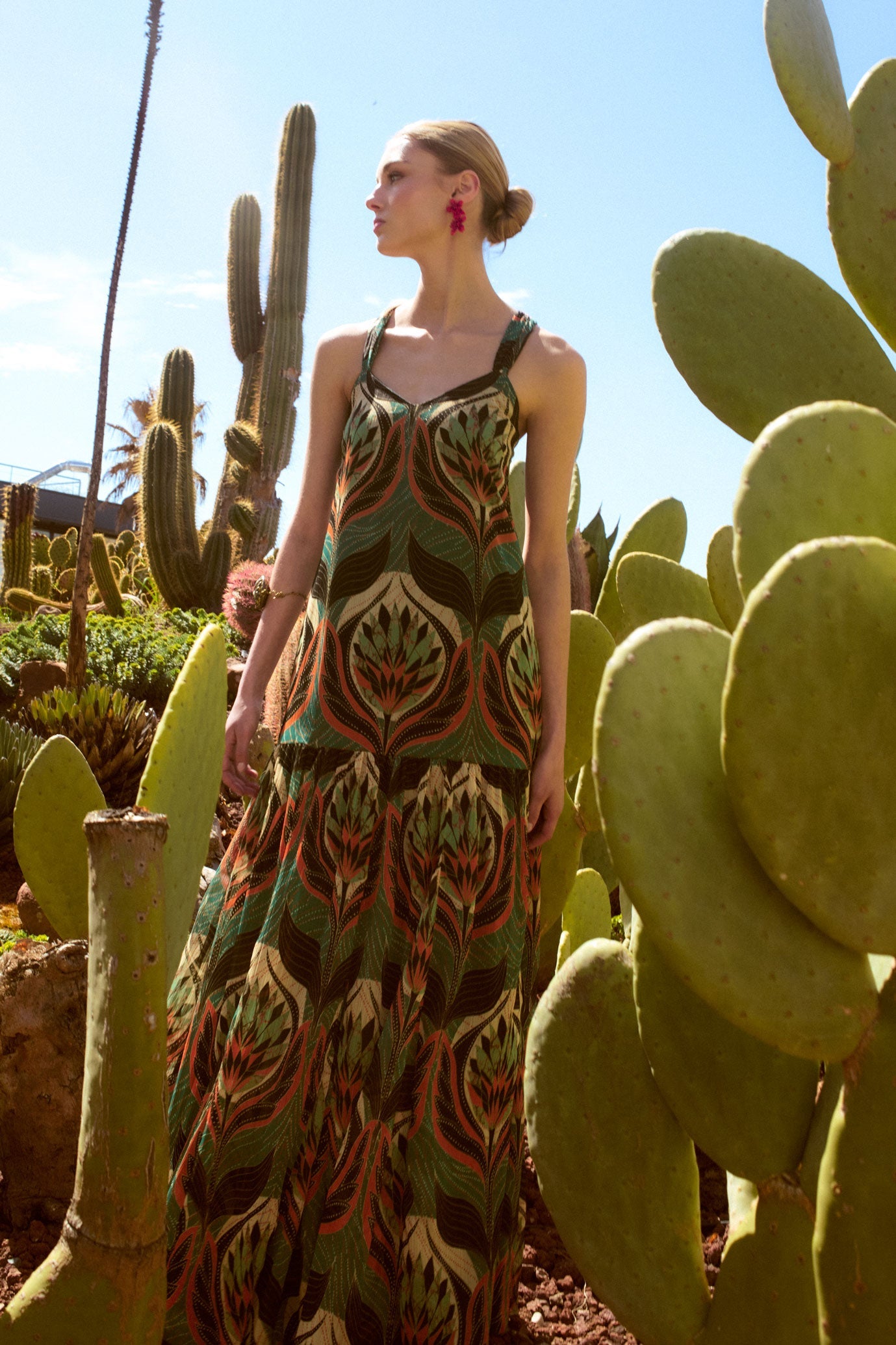 VESTIDO ATACAMA PETRÓLEO