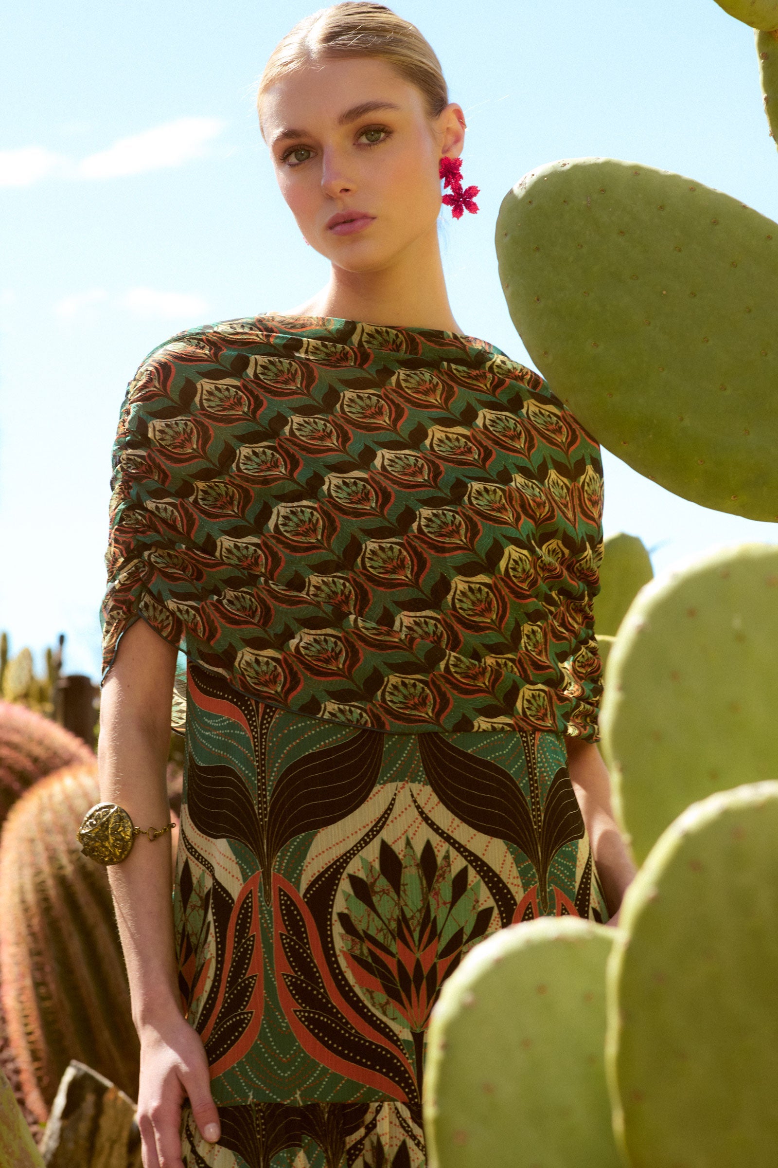 VESTIDO ATACAMA PETRÓLEO