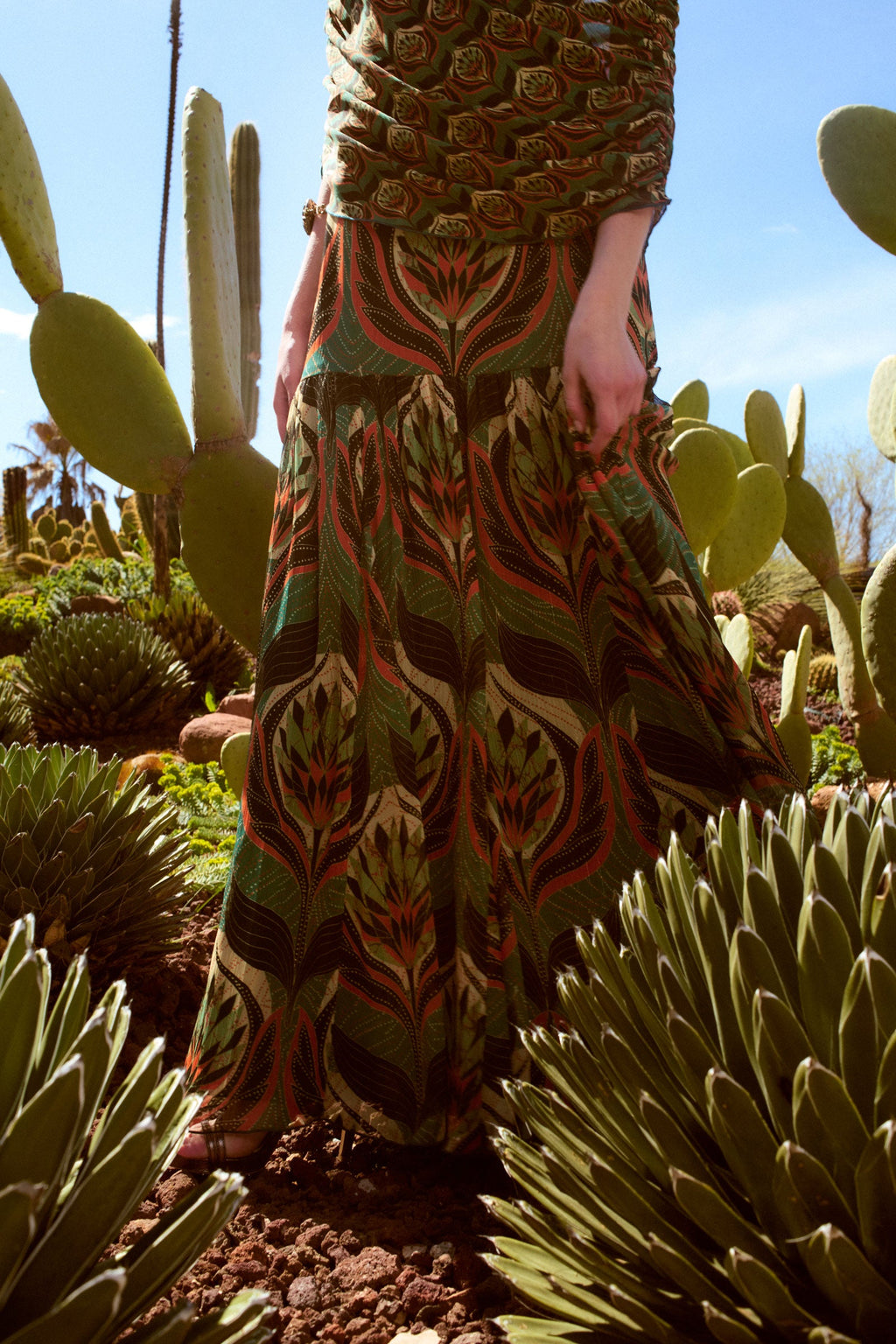 VESTIDO ATACAMA PETRÓLEO