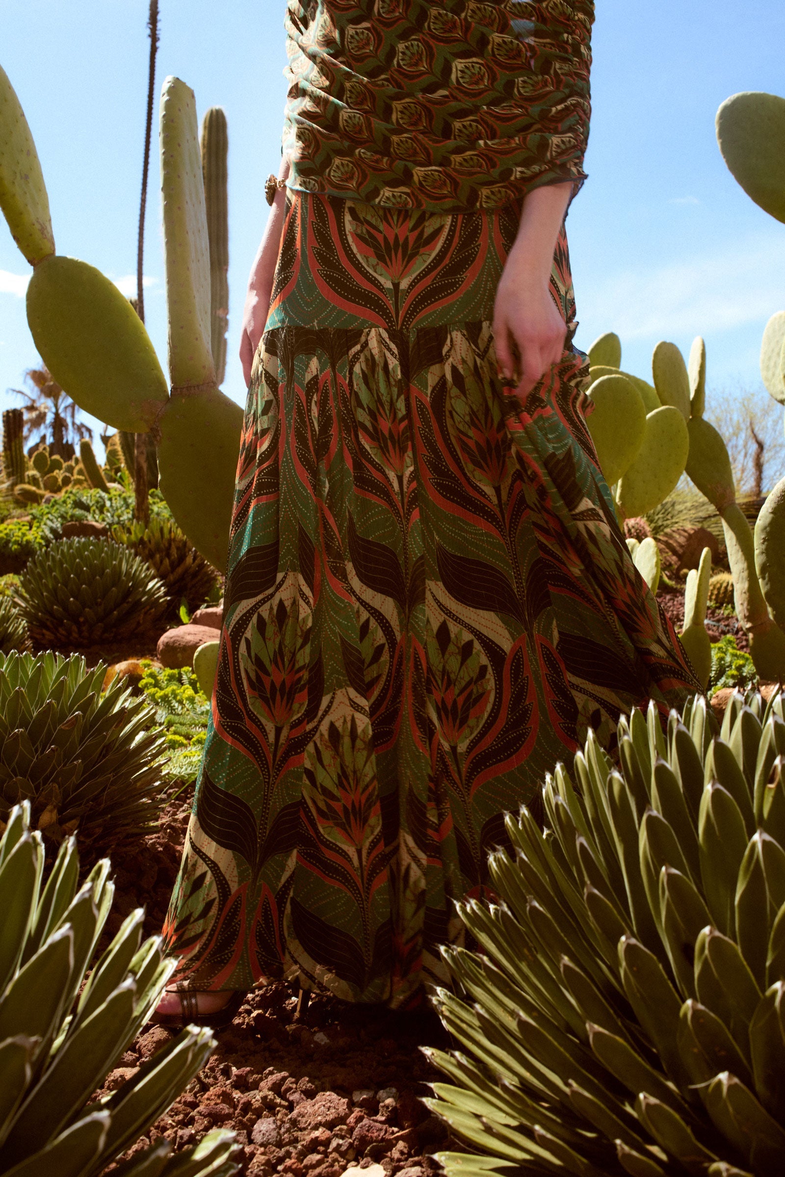 VESTIDO ATACAMA PETRÓLEO