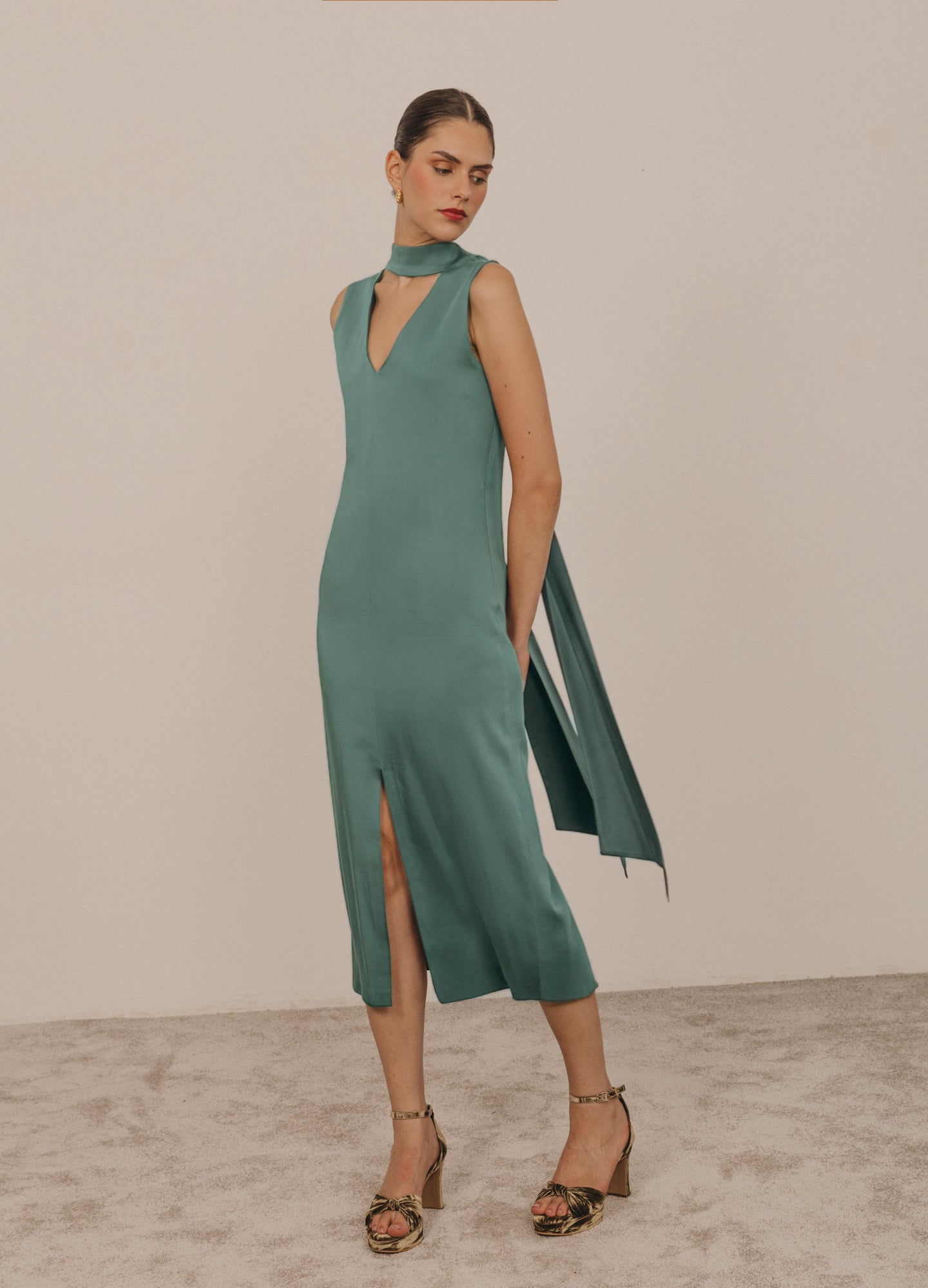 Vestido Mina Azul pastel