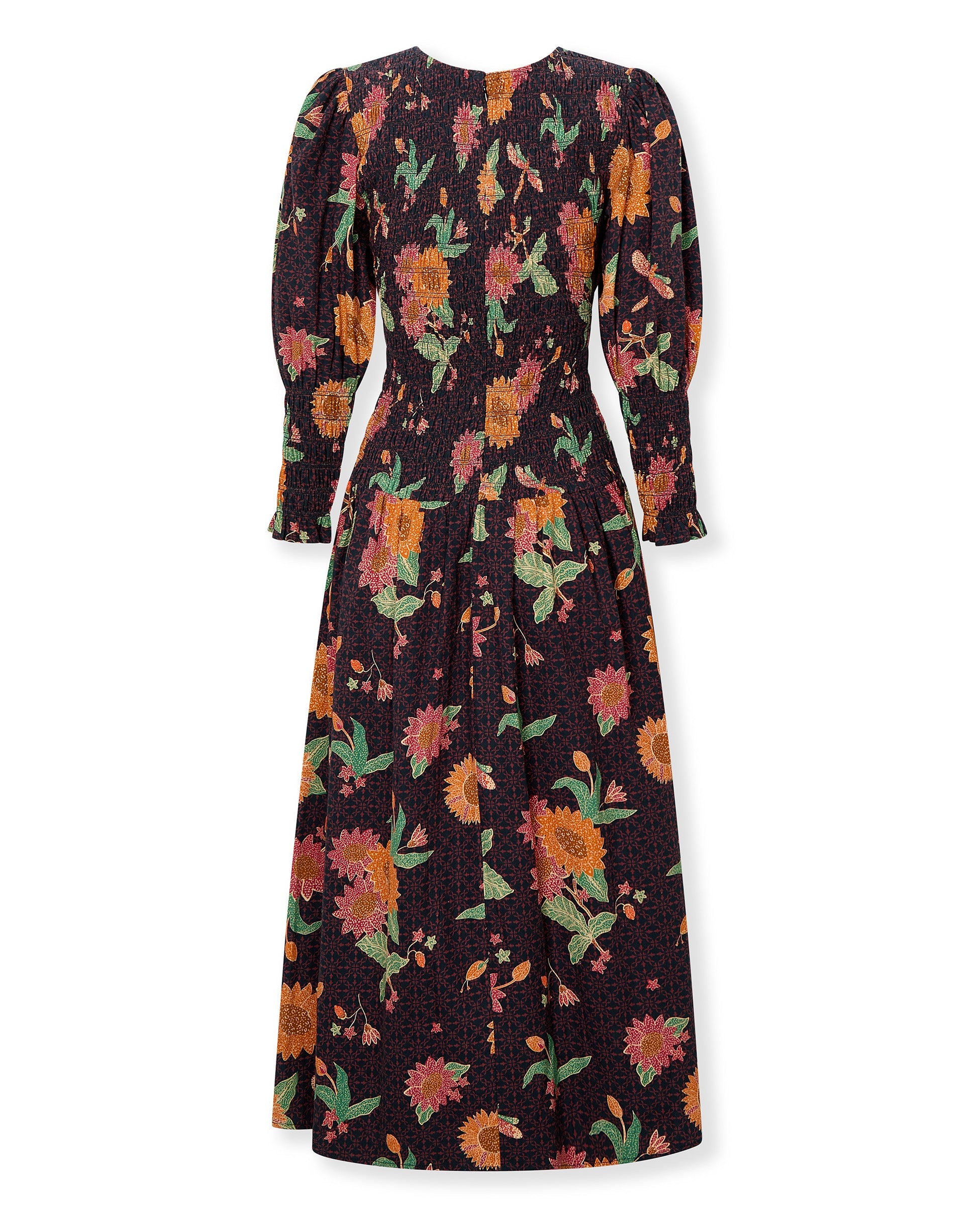 SCARLET | Vestido Midi de Algodón con Estampado Floral