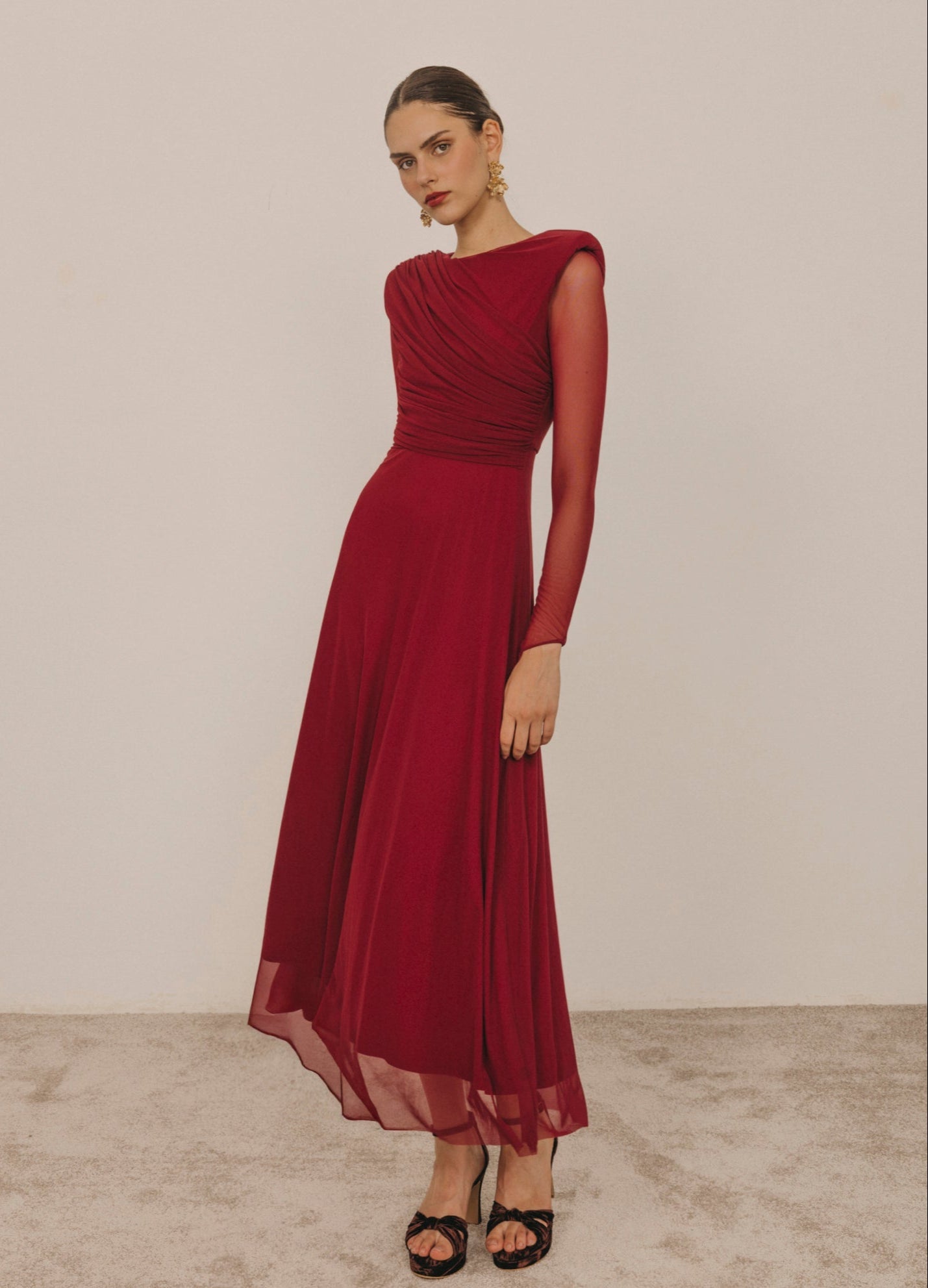 Vestido Odile Burdeos