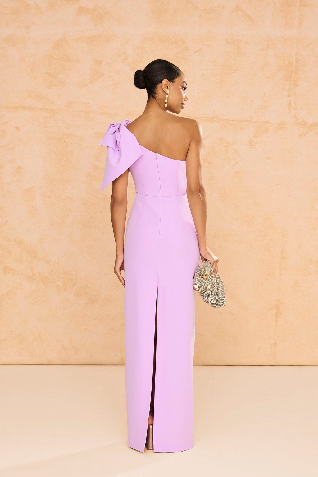 Vestido Largo Pétalo Lila