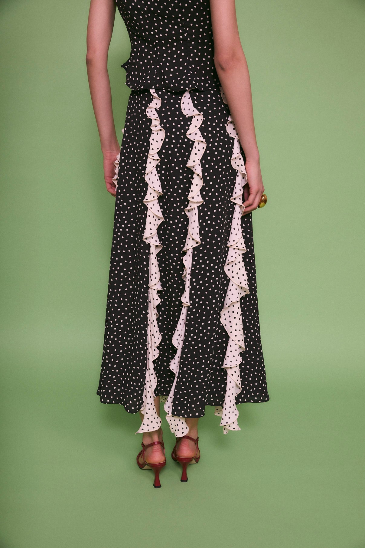 TOTAL LOOK BORA POLKA NEGRO