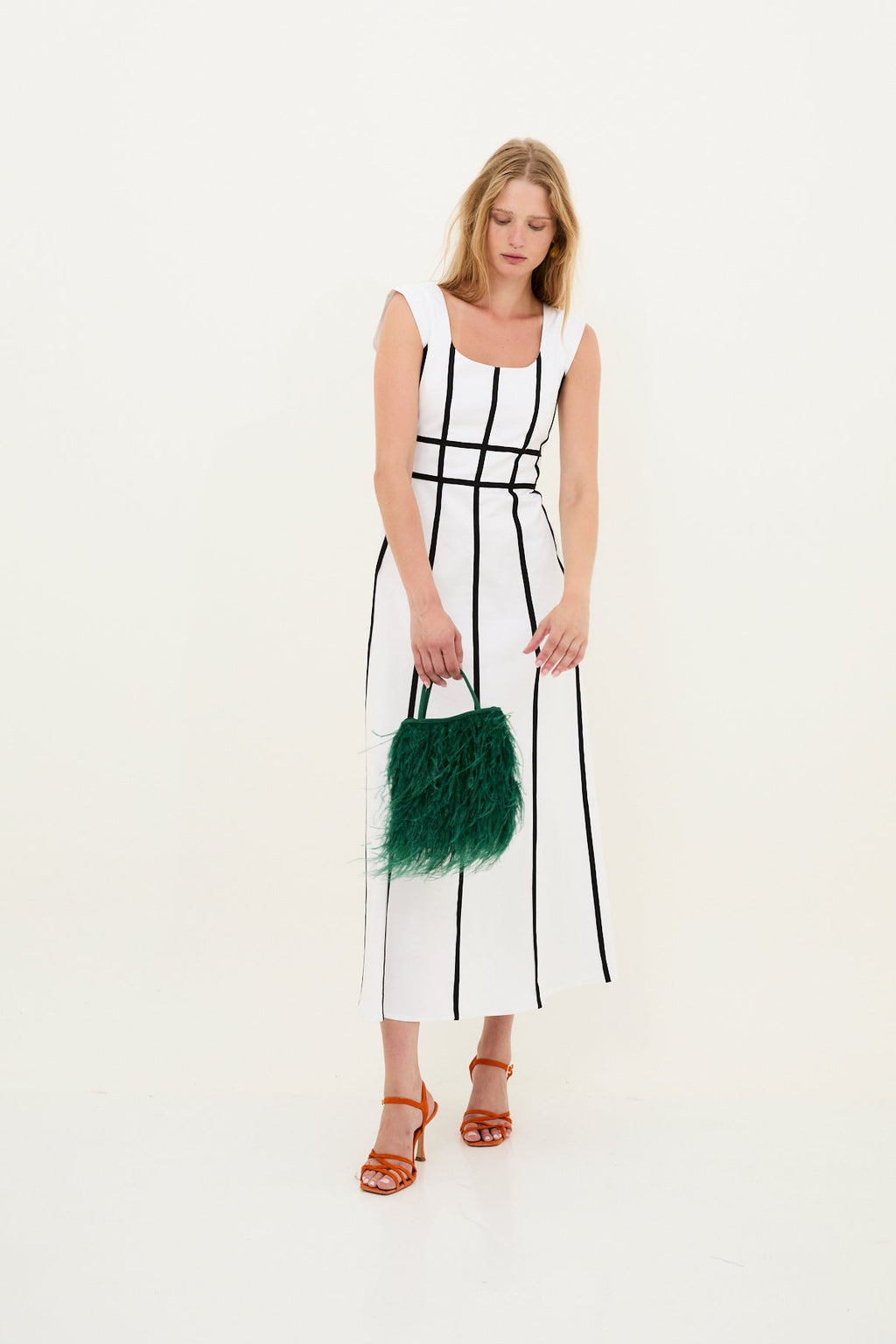 VESTIDO CINTAS ALGODÓN BLANCO