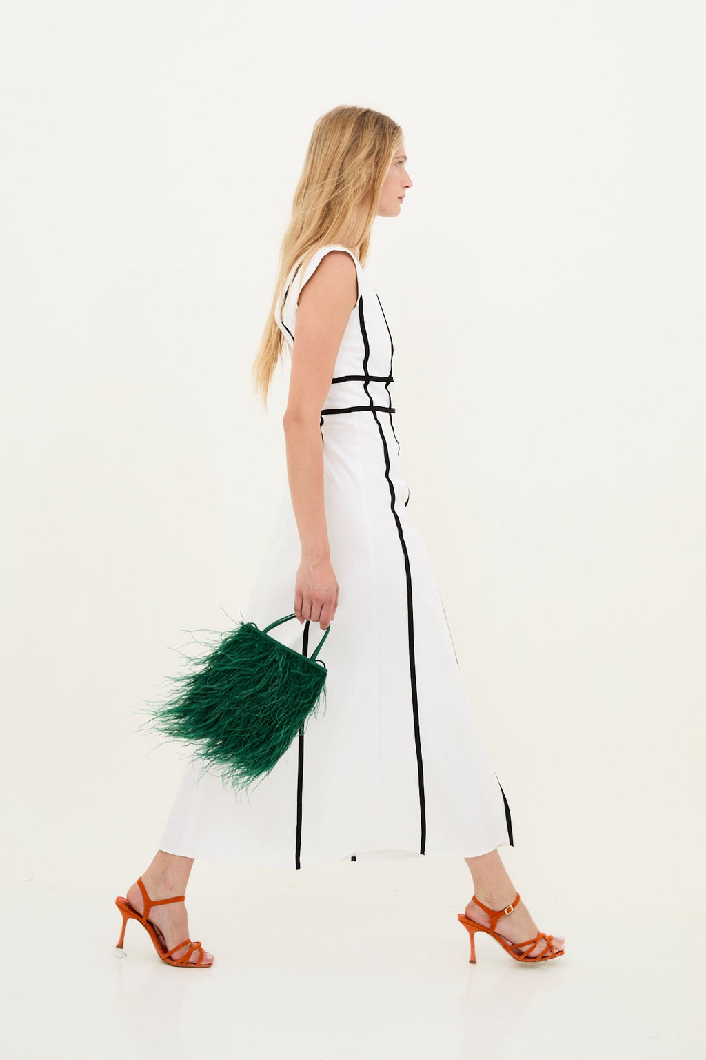 VESTIDO CINTAS ALGODÓN BLANCO