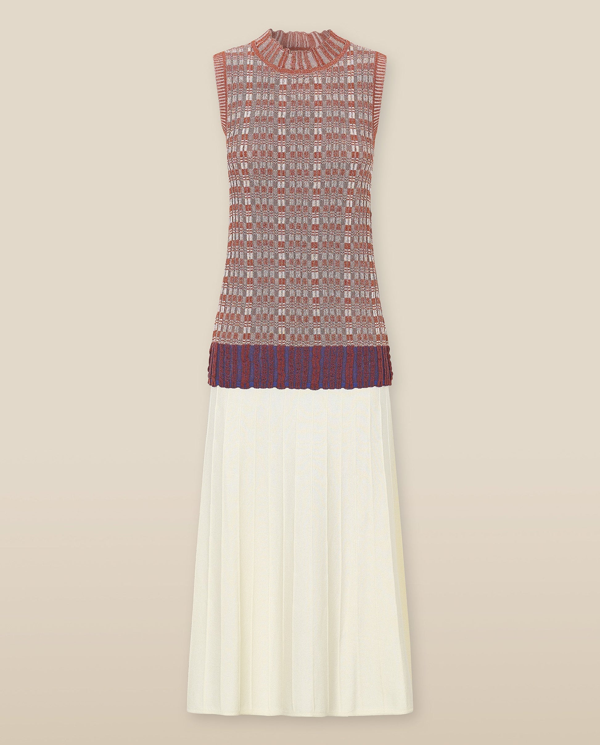 UDUKU | Vestido Midi de Punto Multicolor