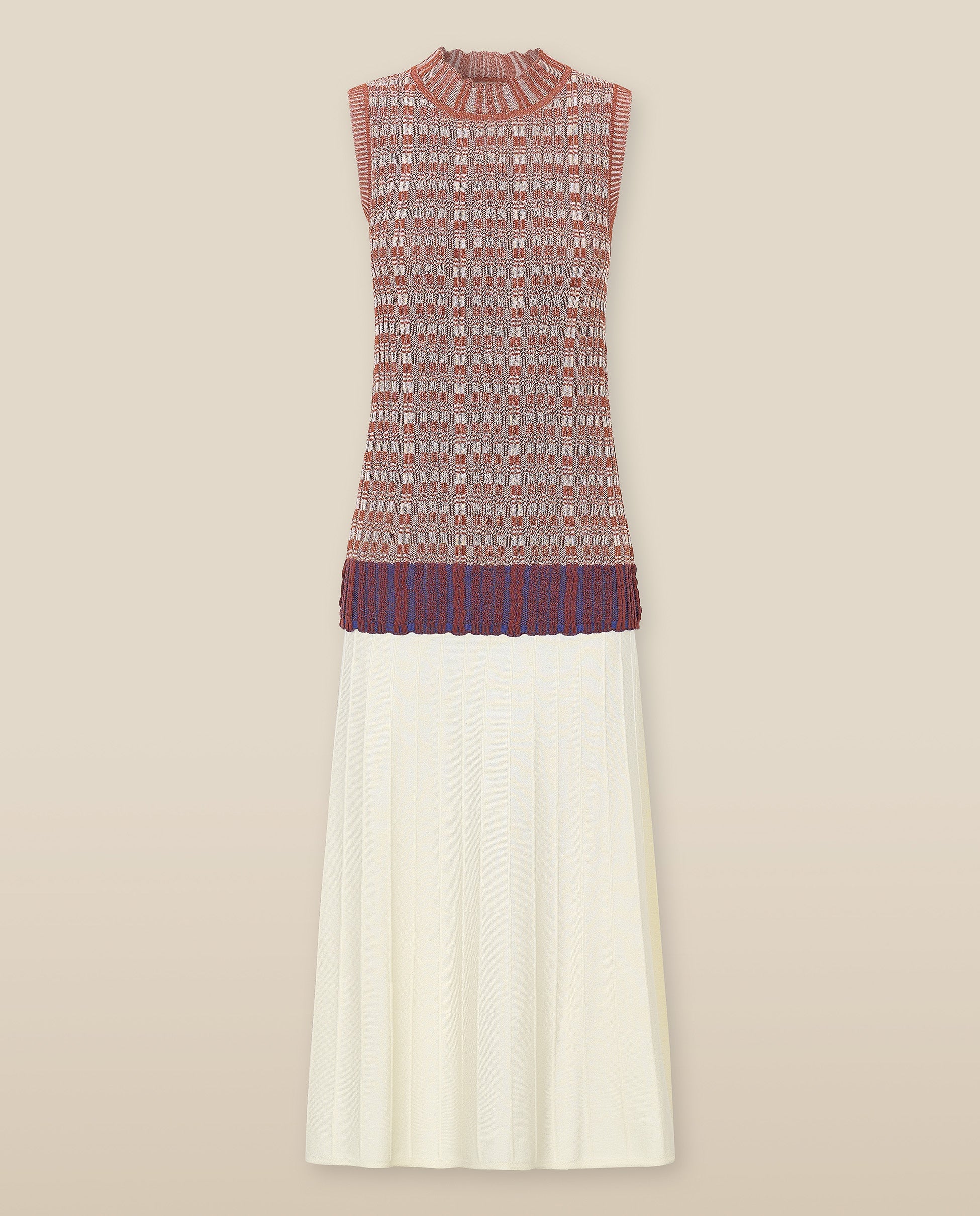 UDUKU | Vestido Midi de Punto Multicolor