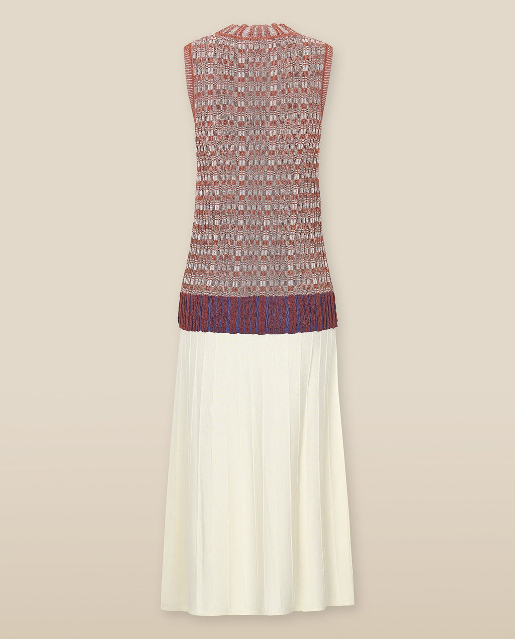 UDUKU | Vestido Midi de Punto Multicolor
