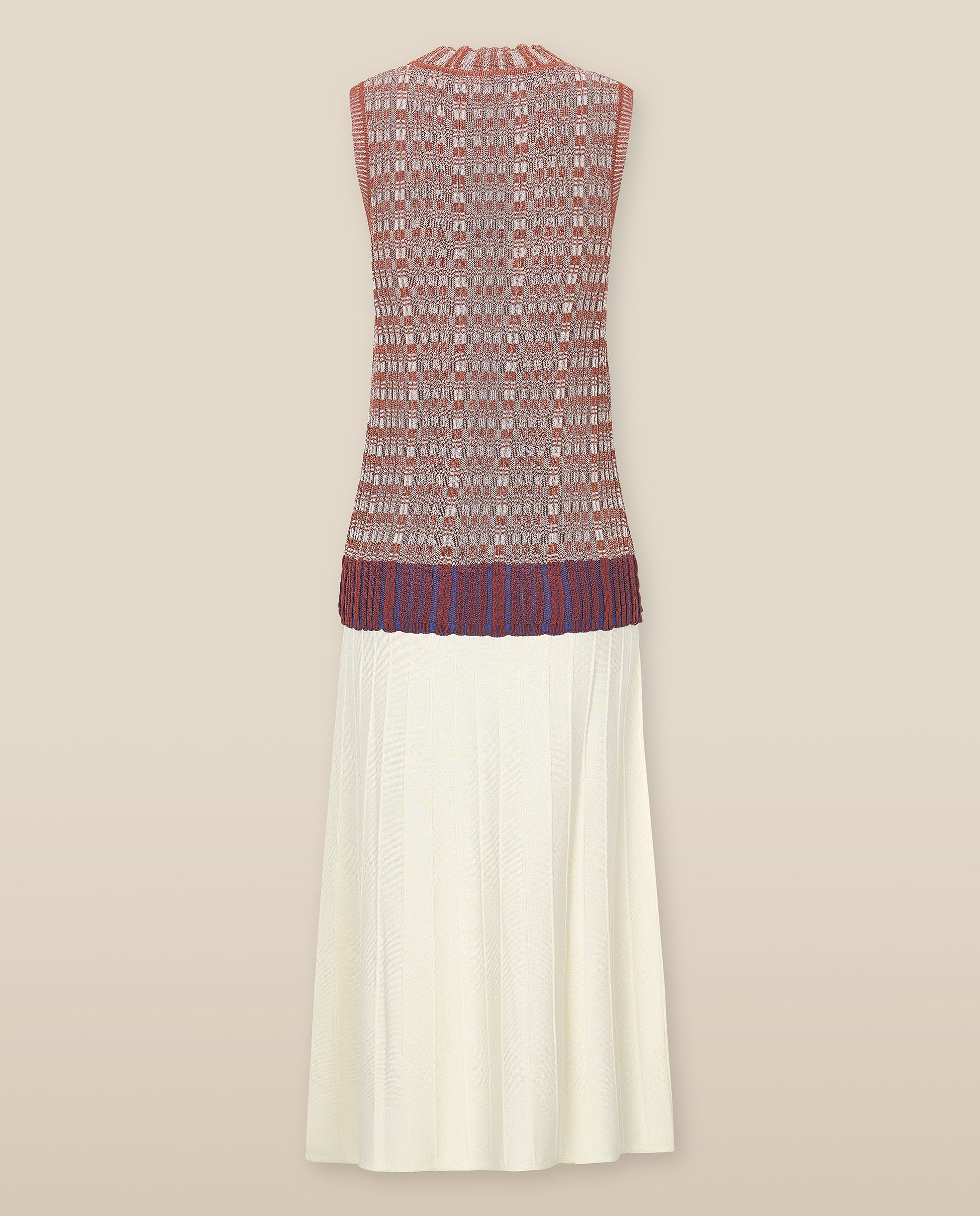 UDUKU | Vestido Midi de Punto Multicolor