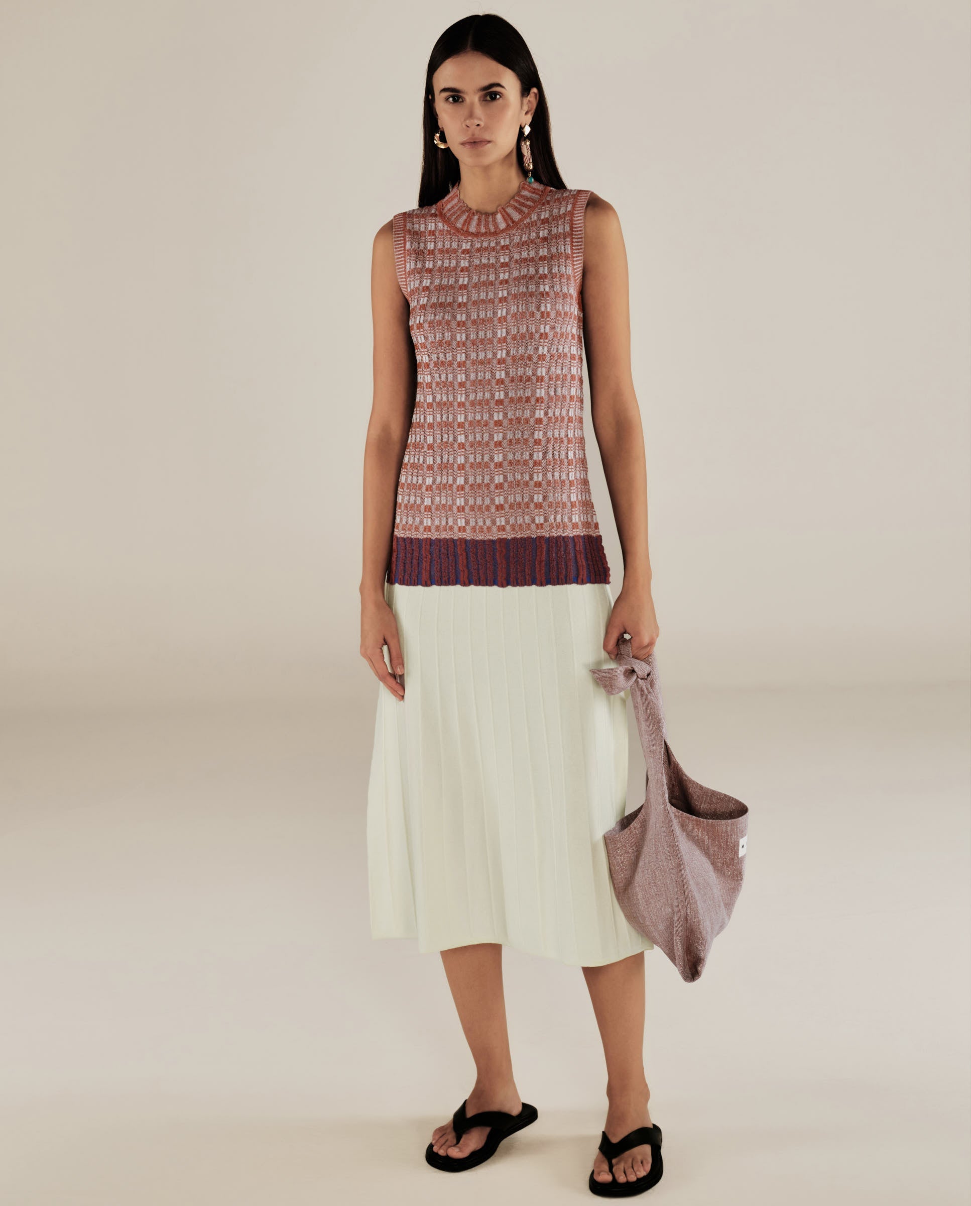 UDUKU | Vestido Midi de Punto Multicolor