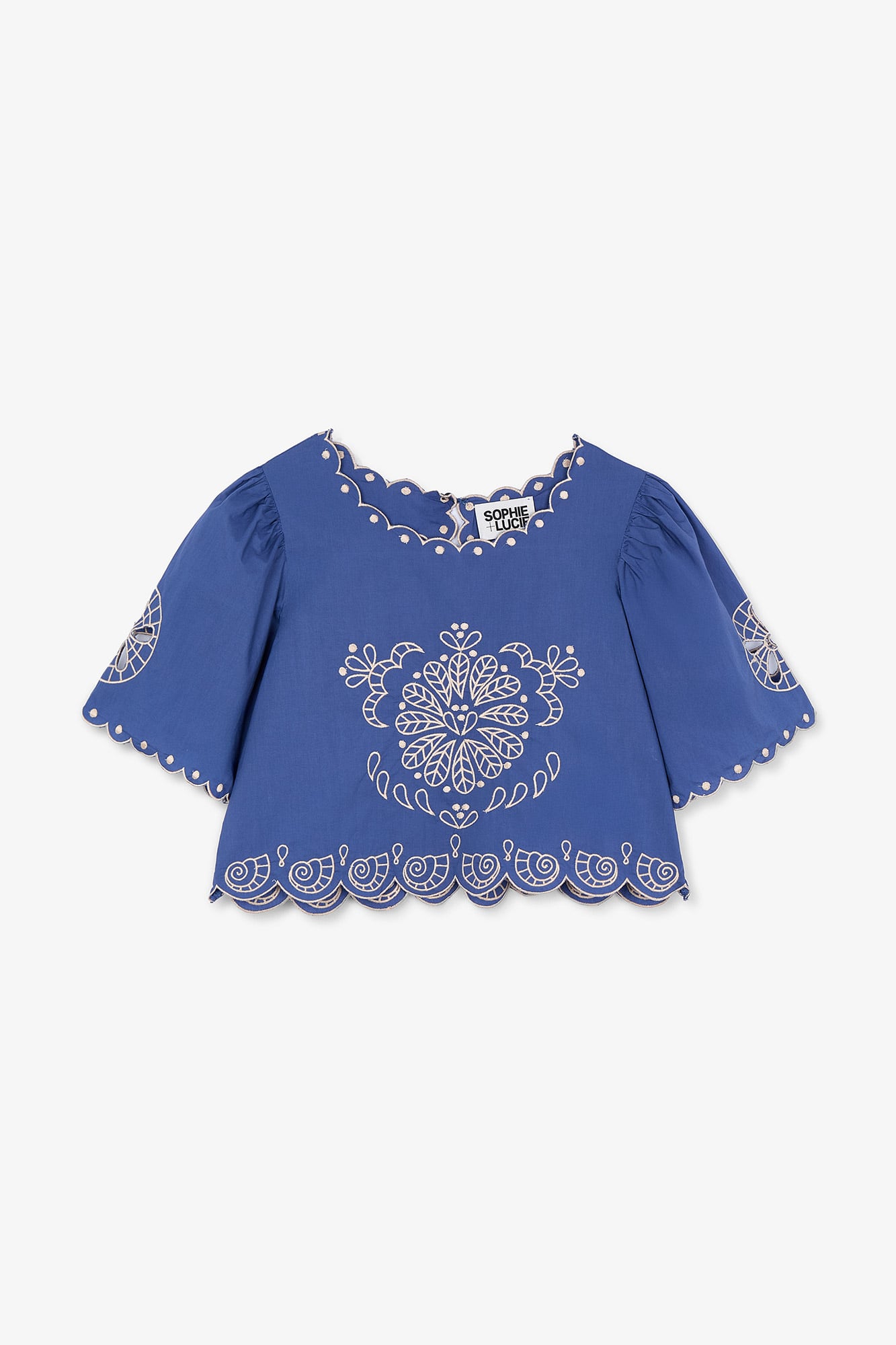 TOTAL LOOK BOMBAY EMBROIDERY AZUL
