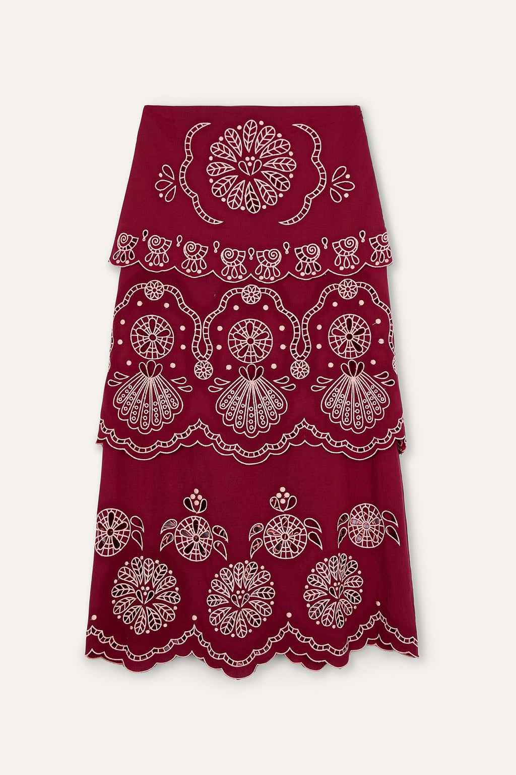 TOTAL LOOK BOMBAY EMBROIDERY CEREZA