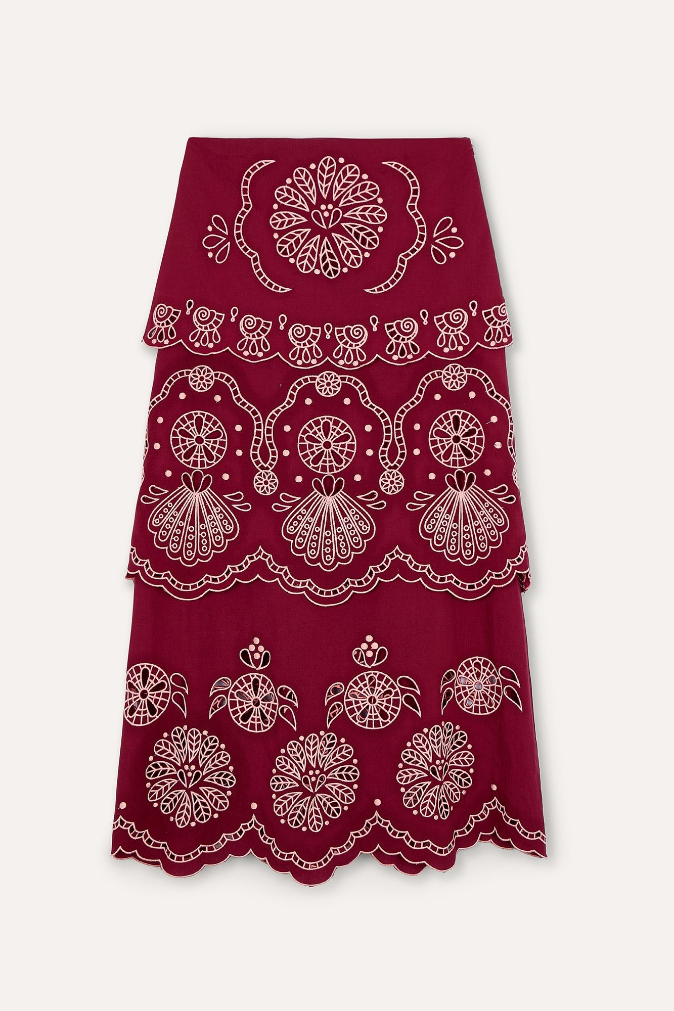 TOTAL LOOK BOMBAY EMBROIDERY CEREZA