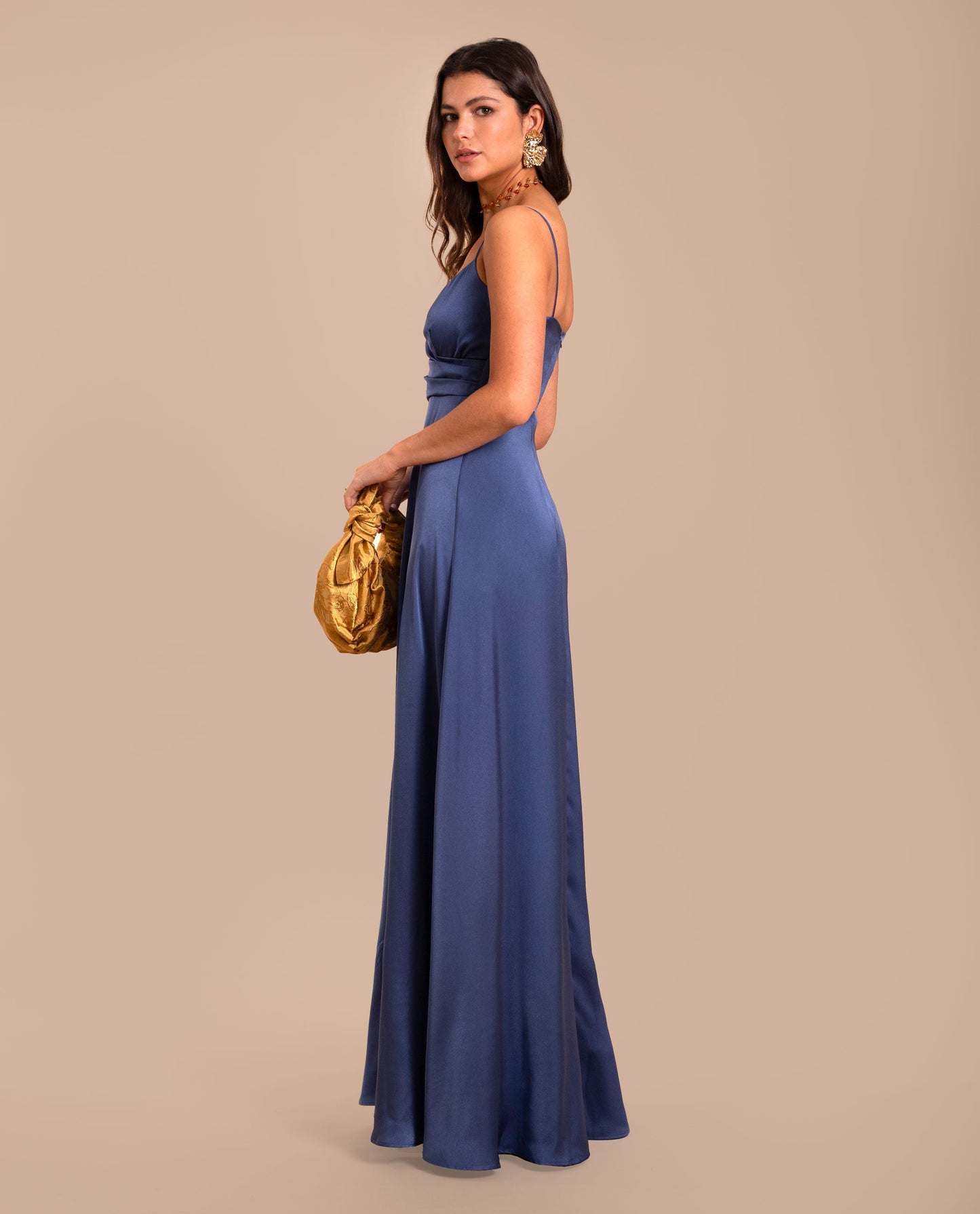 VESTIDO MRS. FERREIRA  AZUL