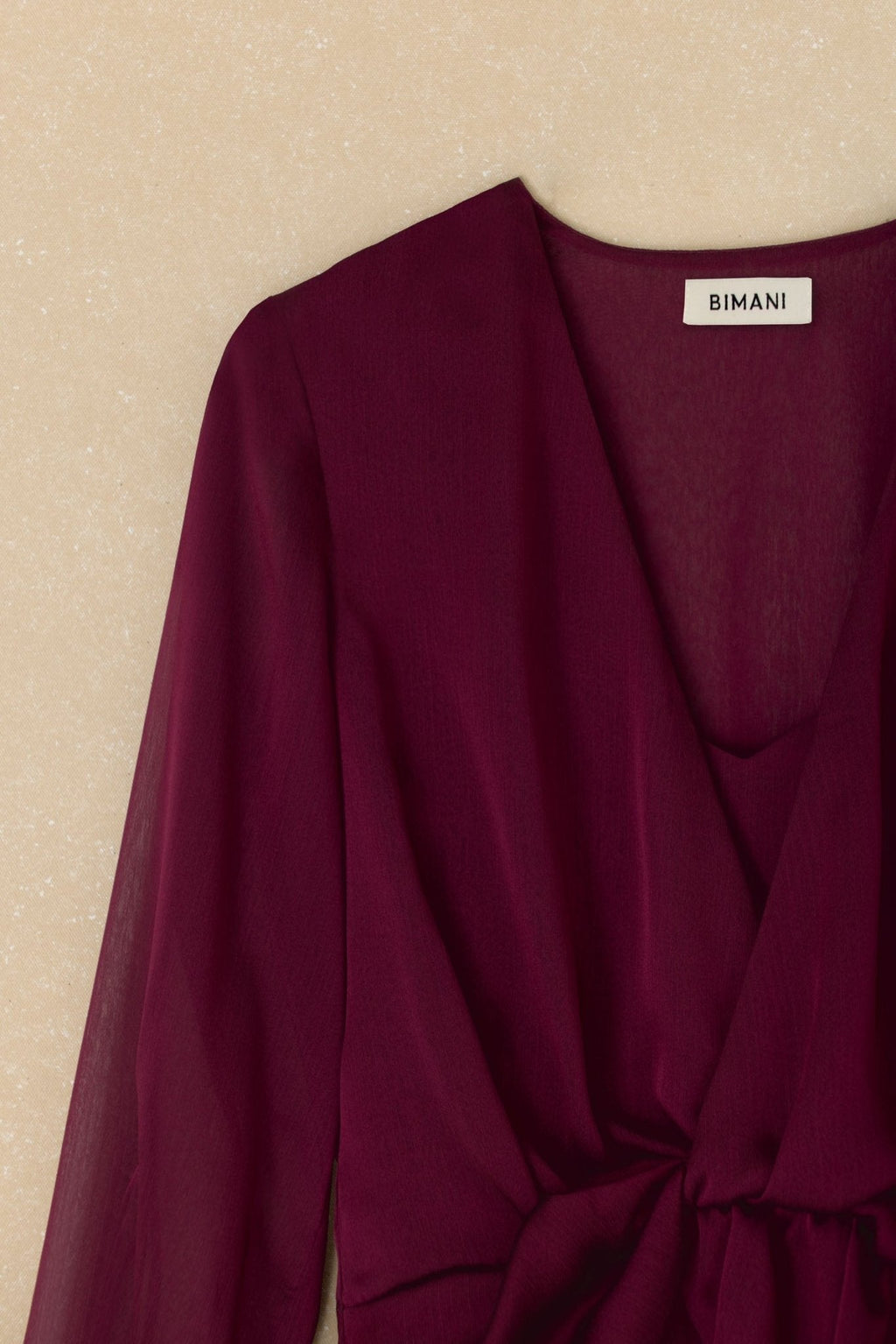 Blusa CLAIRE Burdeos Monastrell