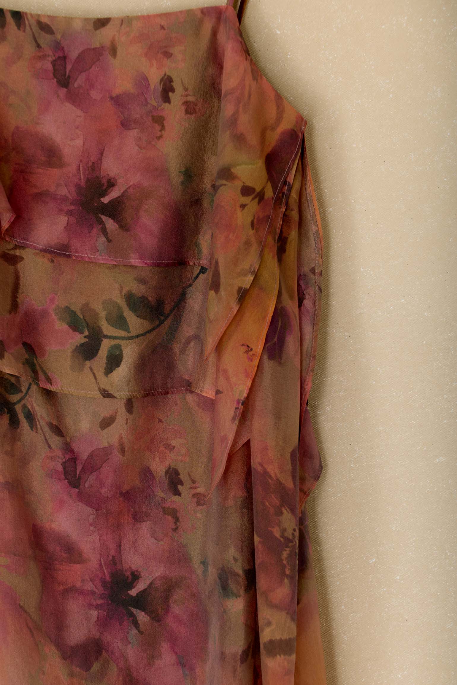 Vestido ROSES Estampado Nude