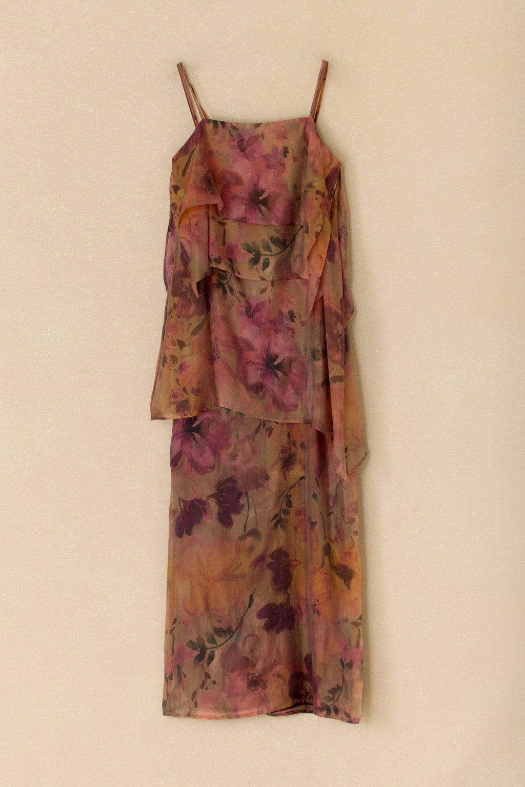 Vestido ROSES Estampado Nude