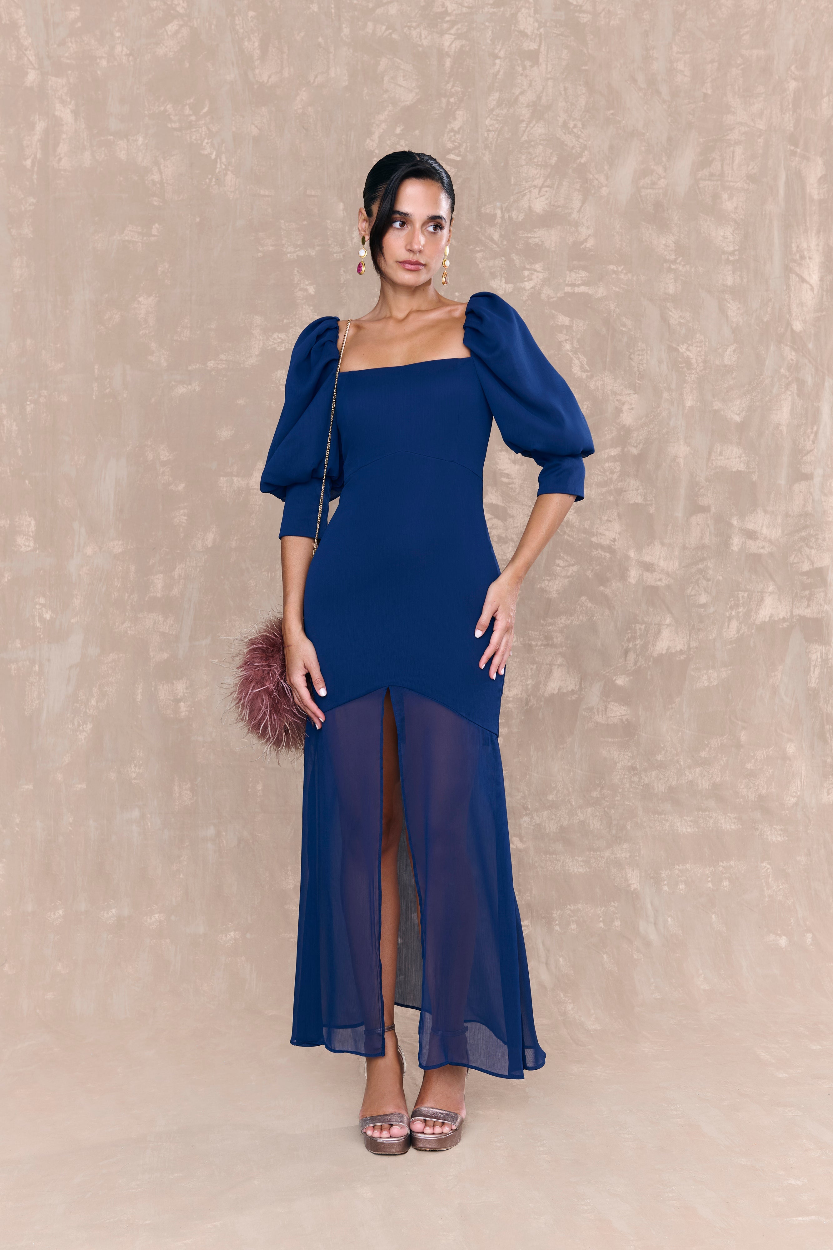 Vestido Loan Azul Marino