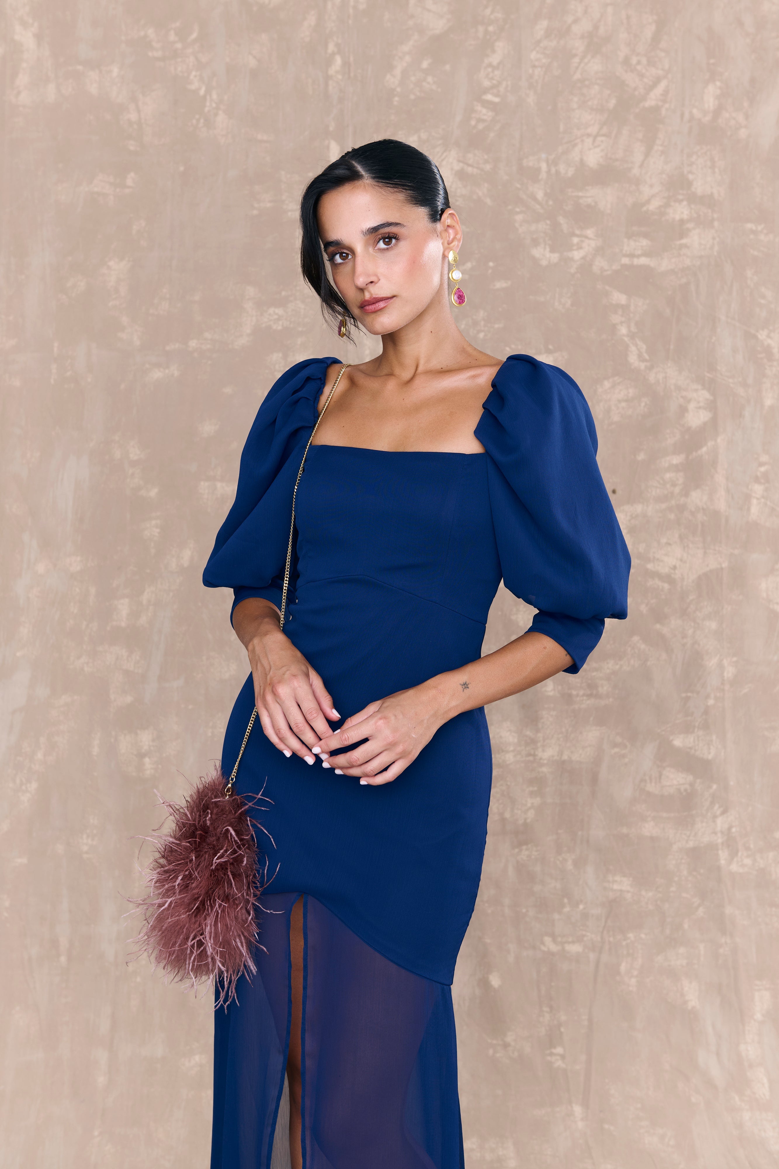 Vestido Loan Azul Marino