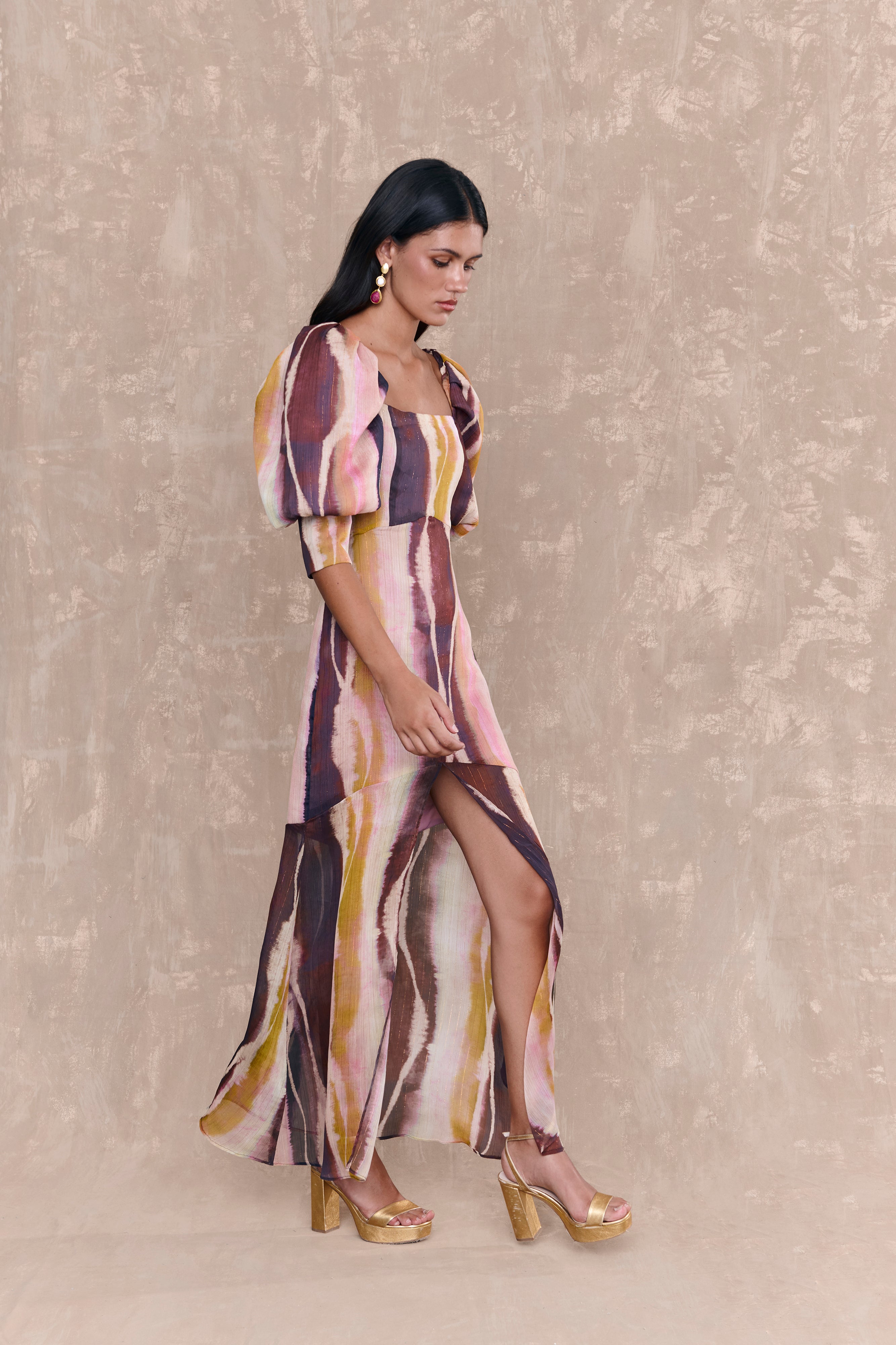 Vestido Loan Estampado Multicolor